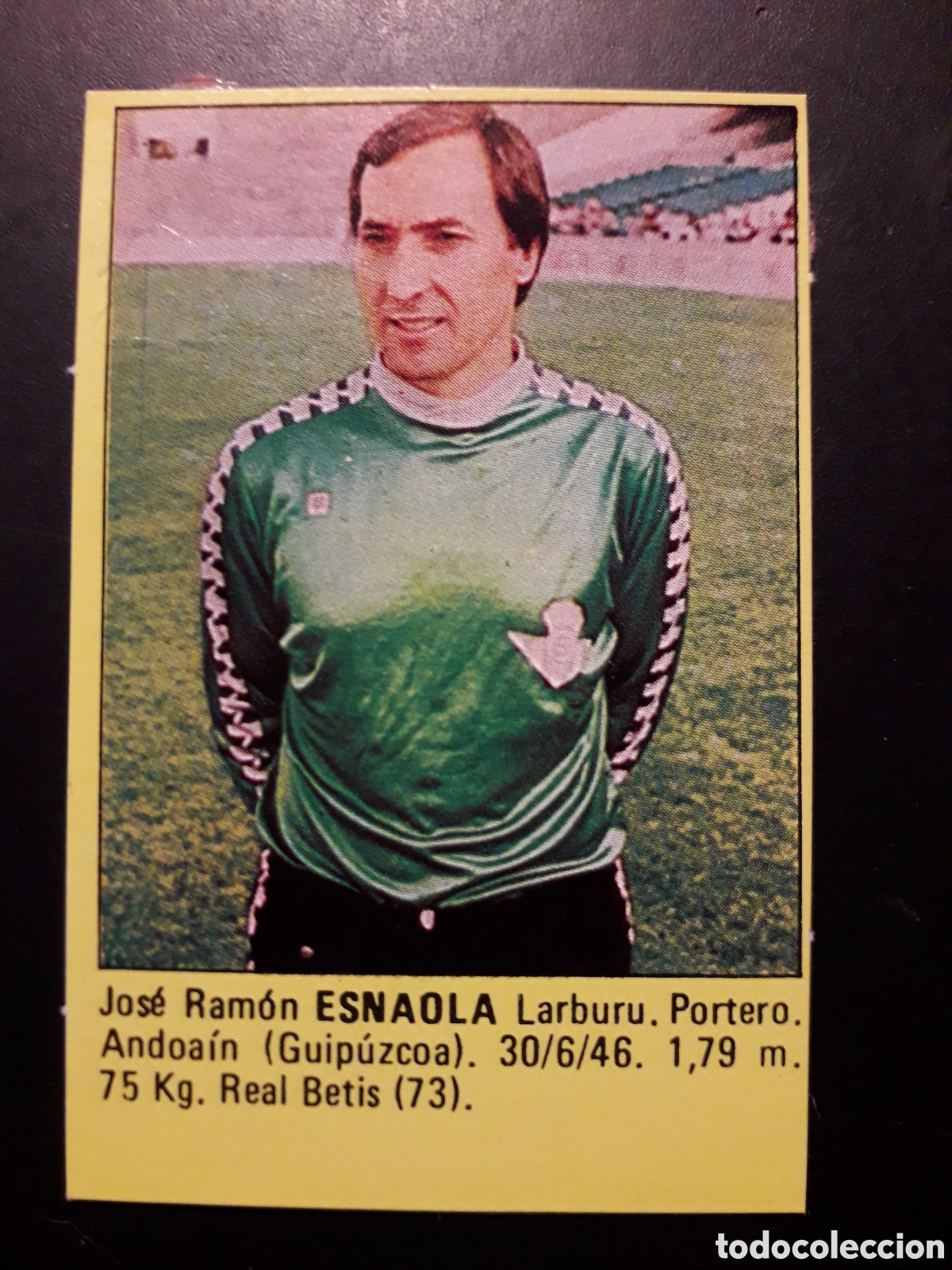 Cromos de f&uacute;tbol: ESNAOLA BETIS SUPER F&Uacute;TBOL 84 83-84 1983-1984 ROLL&Aacute;N DESPEGADO PEDIDO M&Iacute;NIMO 3&euro;
