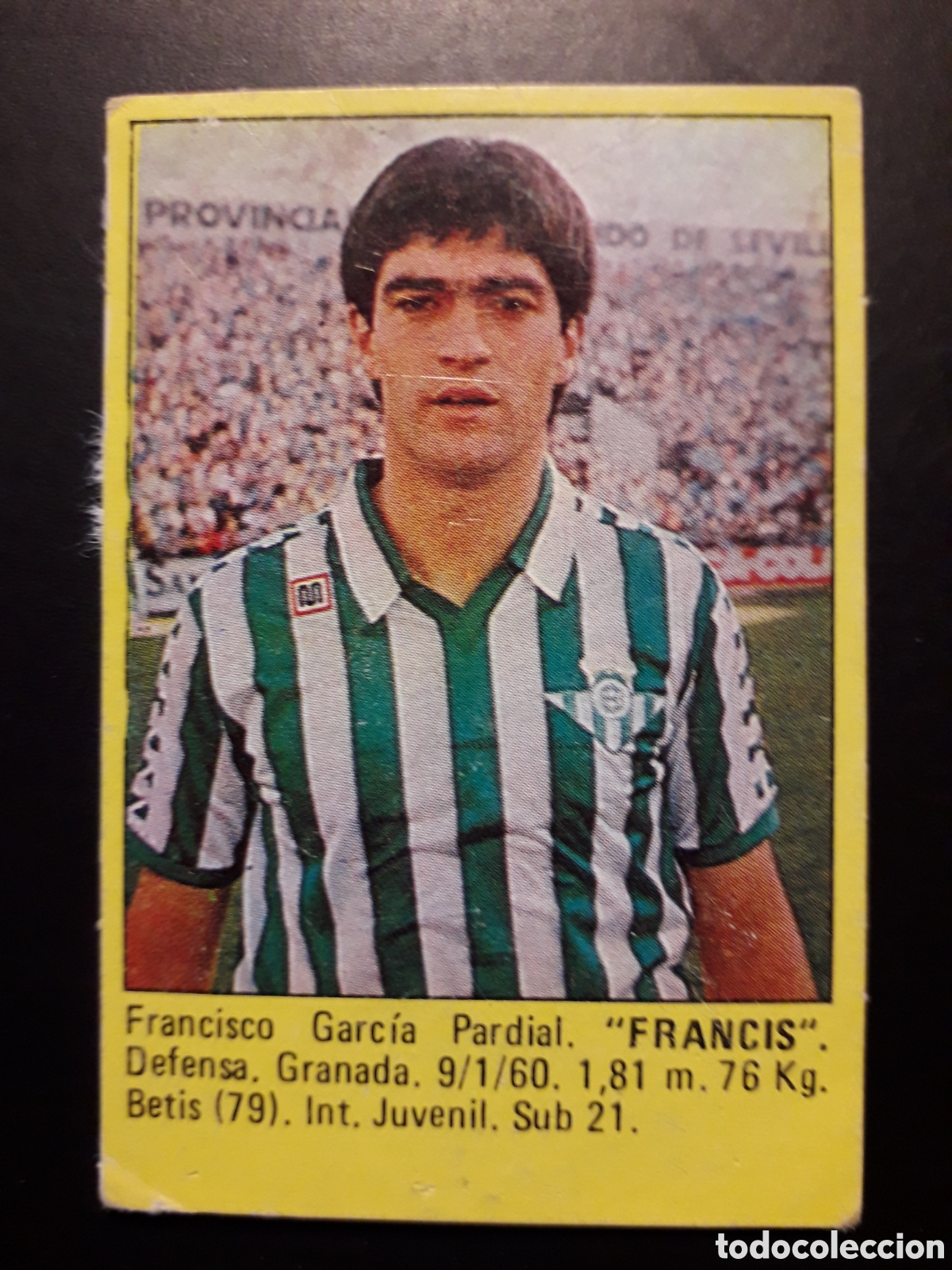Cromos de f&uacute;tbol: FRANCIS BETIS SUPER F&Uacute;TBOL 84 83-84 1983-1984 ROLL&Aacute;N DESPEGADO PEDIDO M&Iacute;NIMO 3&euro;