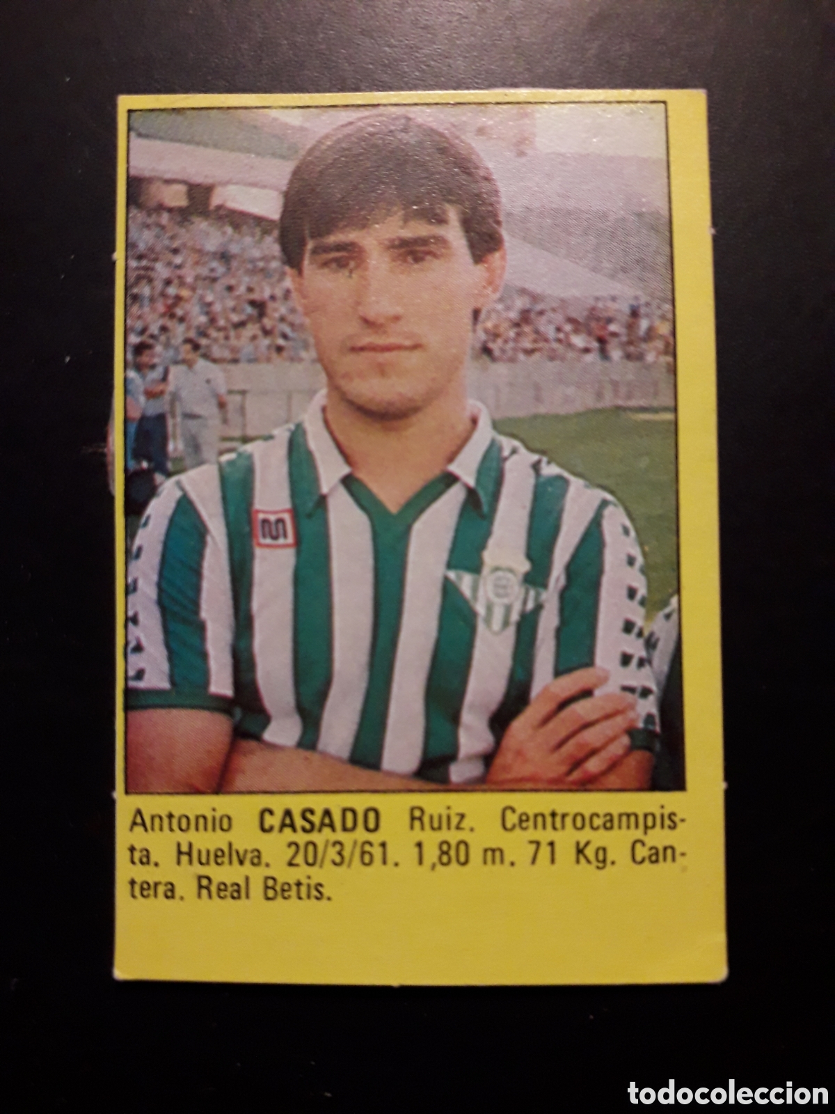 Cromos de f&uacute;tbol: CASADO BETIS SUPER F&Uacute;TBOL 84 83-84 1983-1984 ROLL&Aacute;N DESPEGADO PEDIDO M&Iacute;NIMO 3&euro;
