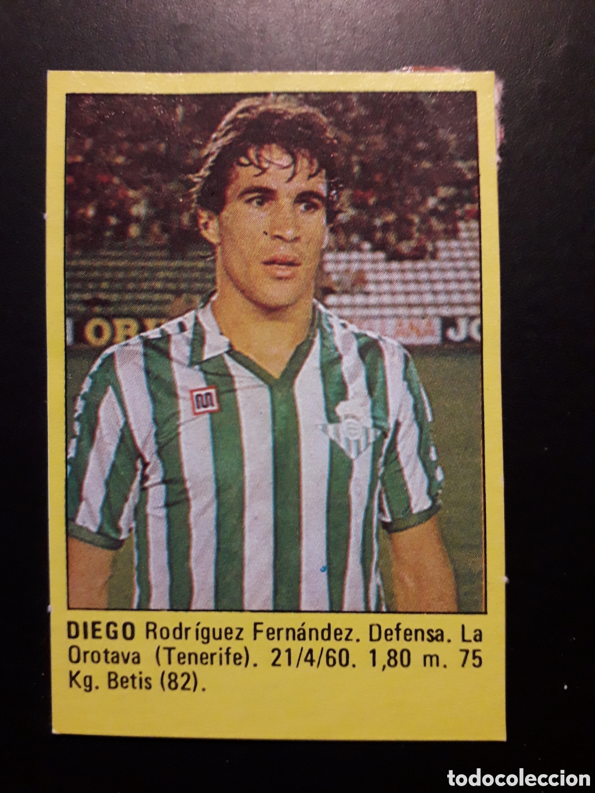 Cromos de f&uacute;tbol: DIEGO BETIS SUPER F&Uacute;TBOL 84 83-84 1983-1984 ROLL&Aacute;N DESPEGADO PEDIDO M&Iacute;NIMO 3&euro;