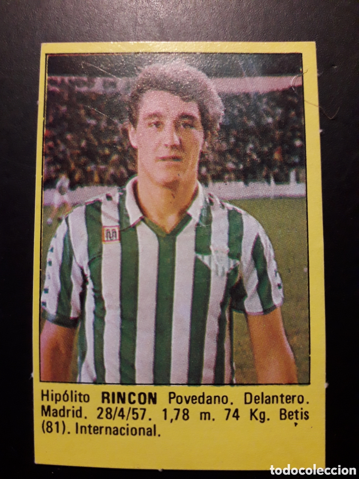 Cromos de f&uacute;tbol: RINC&Oacute;N BETIS SUPER F&Uacute;TBOL 84 83-84 1983-1984 ROLL&Aacute;N DESPEGADO PEDIDO M&Iacute;NIMO 3&euro;