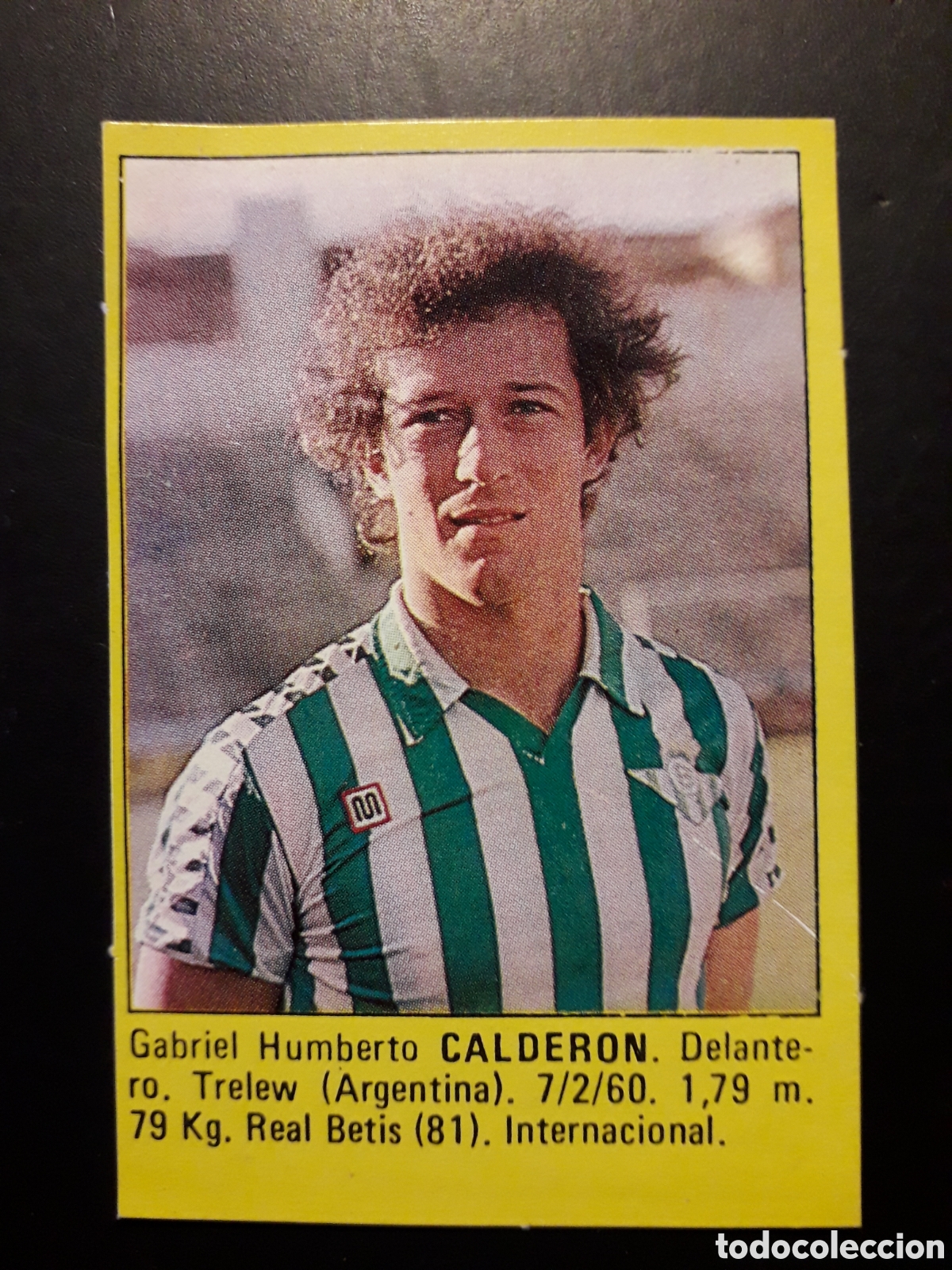 Cromos de f&uacute;tbol: CALDER&Oacute;N BETIS SUPER F&Uacute;TBOL 84 83-84 1983-1984 ROLL&Aacute;N DESPEGADO PEDIDO M&Iacute;NIMO 3&euro;