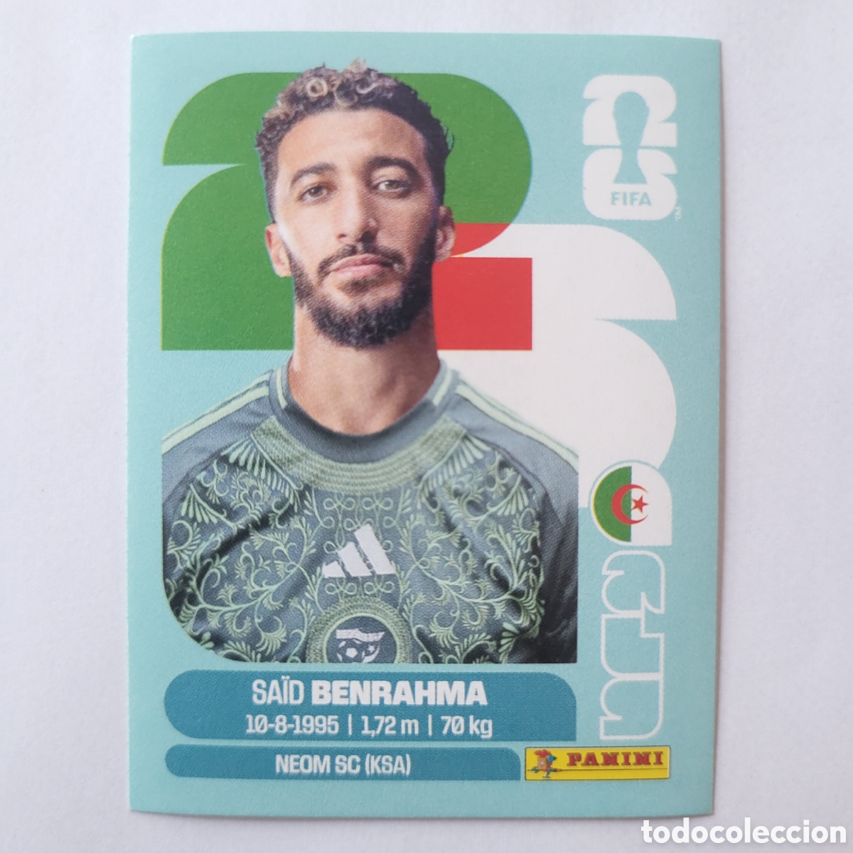 Cromos de f&uacute;tbol: ALG 16 Said Benrahma [Sticker] / FIFA World Cup 2026