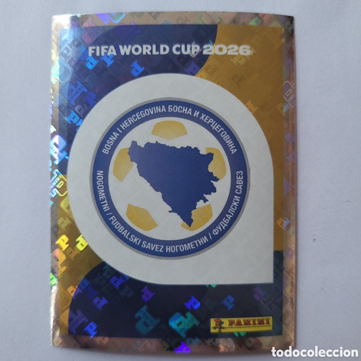 Cromos de Futebol: BIH 1 Bosnia Hercegovina [Sticker, Escudo] / FIFA World Cup 2026