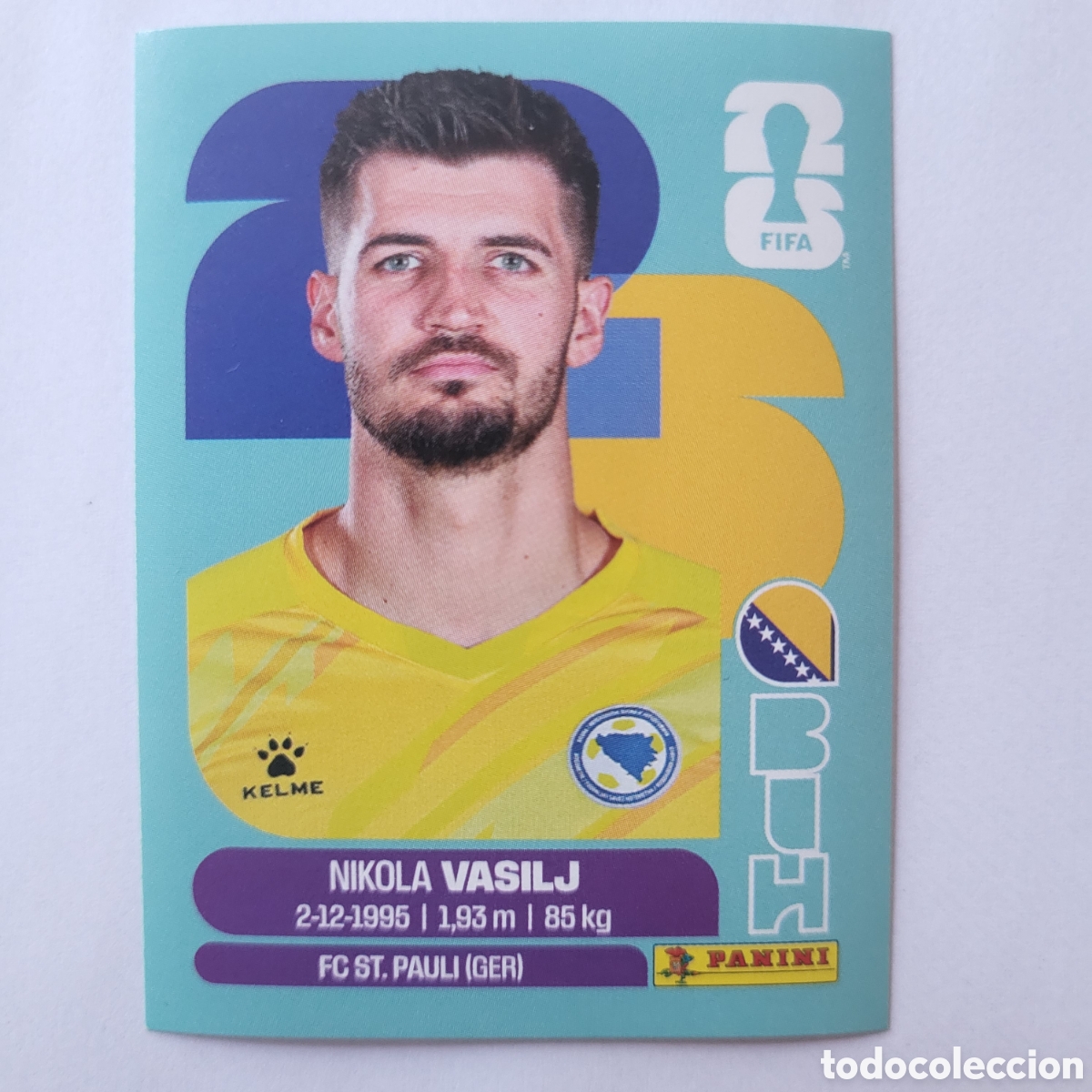 Cromos de Futebol: BIH 2 Nicola Vasilj [Sticker] / FIFA World Cup 2026