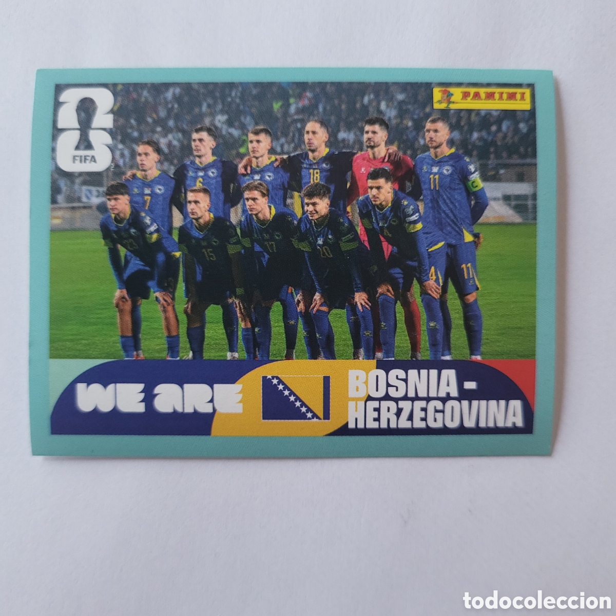 Cromos de f&uacute;tbol: BIH 13 We are Bosnia Hercegovina [Sticker, Team] / FIFA World Cup 2026