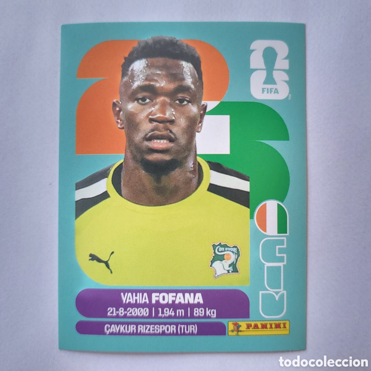 Cromos de f&uacute;tbol: CIV 2 Yahia Fofana [Sticker] / FIFA World Cup 2026