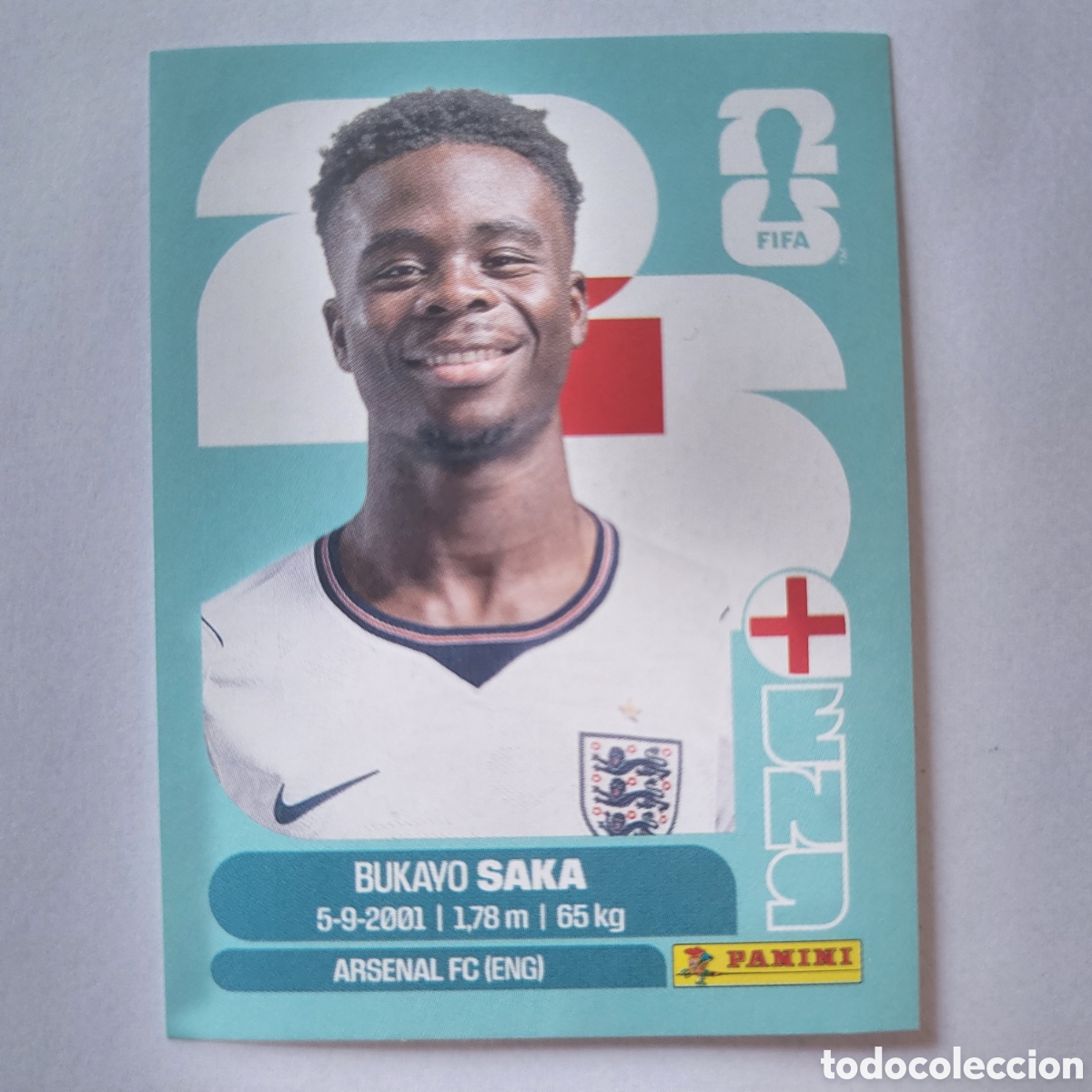 Cromos de Futebol: ENG 17 Bukayo Saka [Sticker] / FIFA World Cup 2026