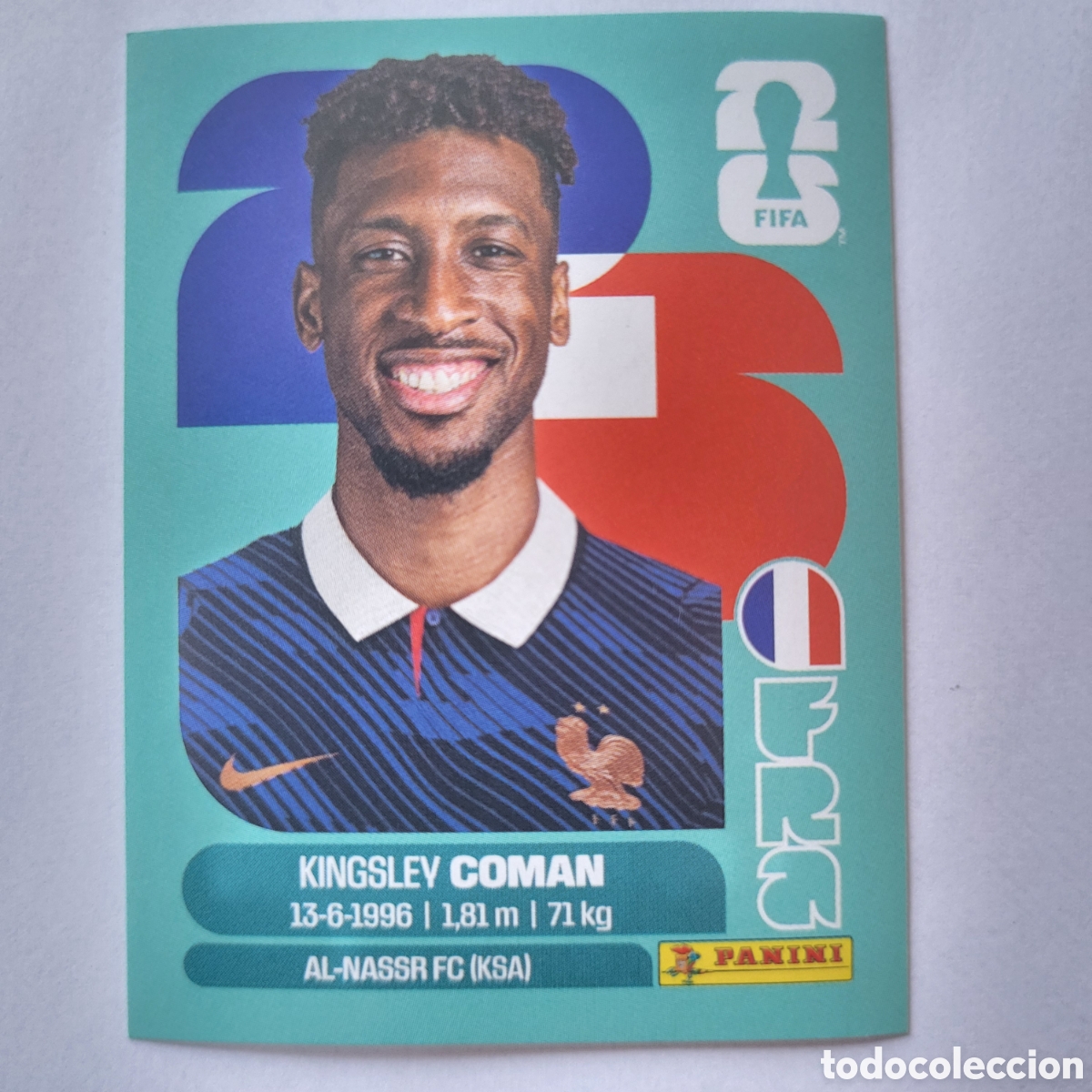 Cromos de Futebol: FRA 18 Kingsley Coman [Sticker] / FIFA World Cup 2026