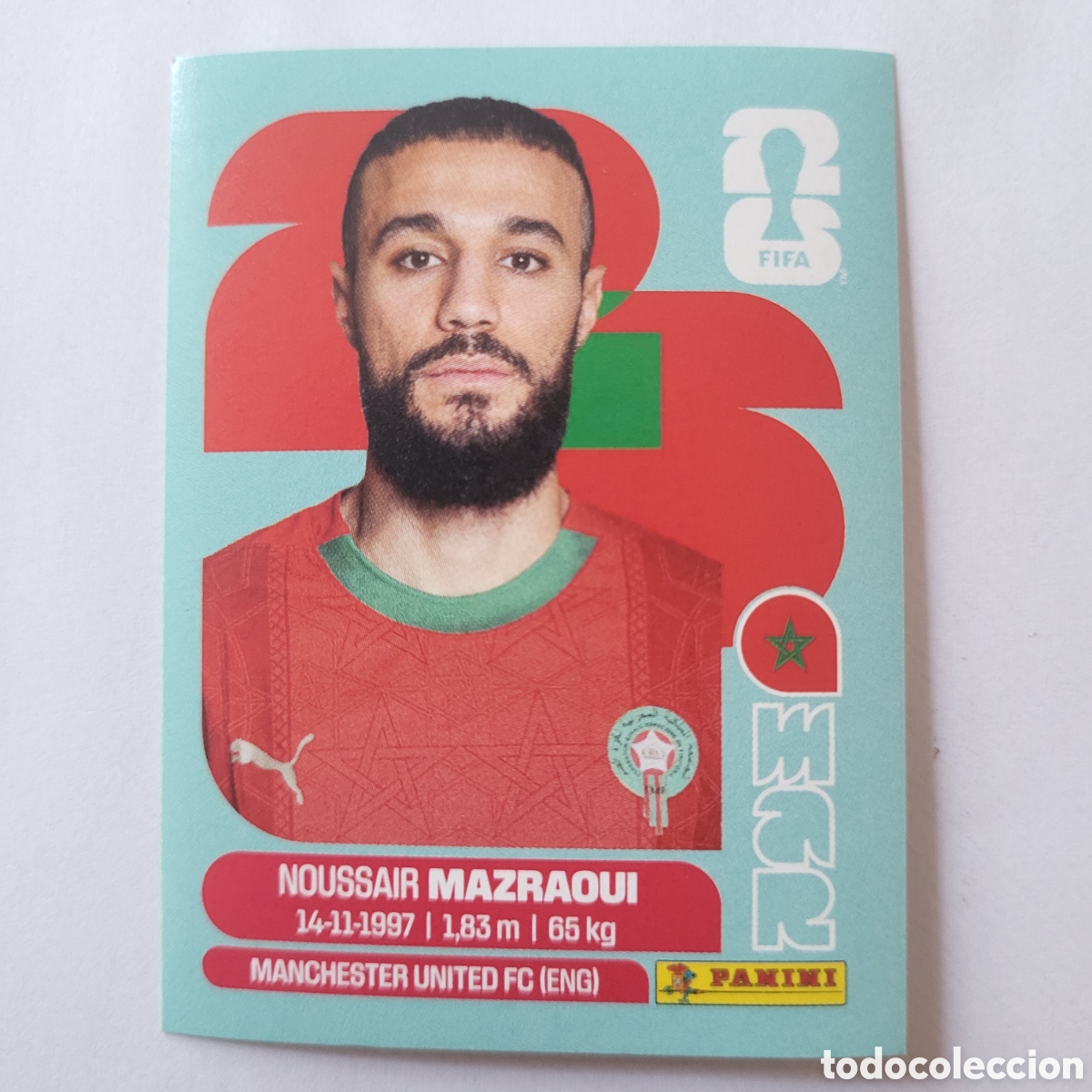 Cromos de Futebol: MAR 5 Noussair Mazraoui [Sticker] / FIFA World Cup 2026