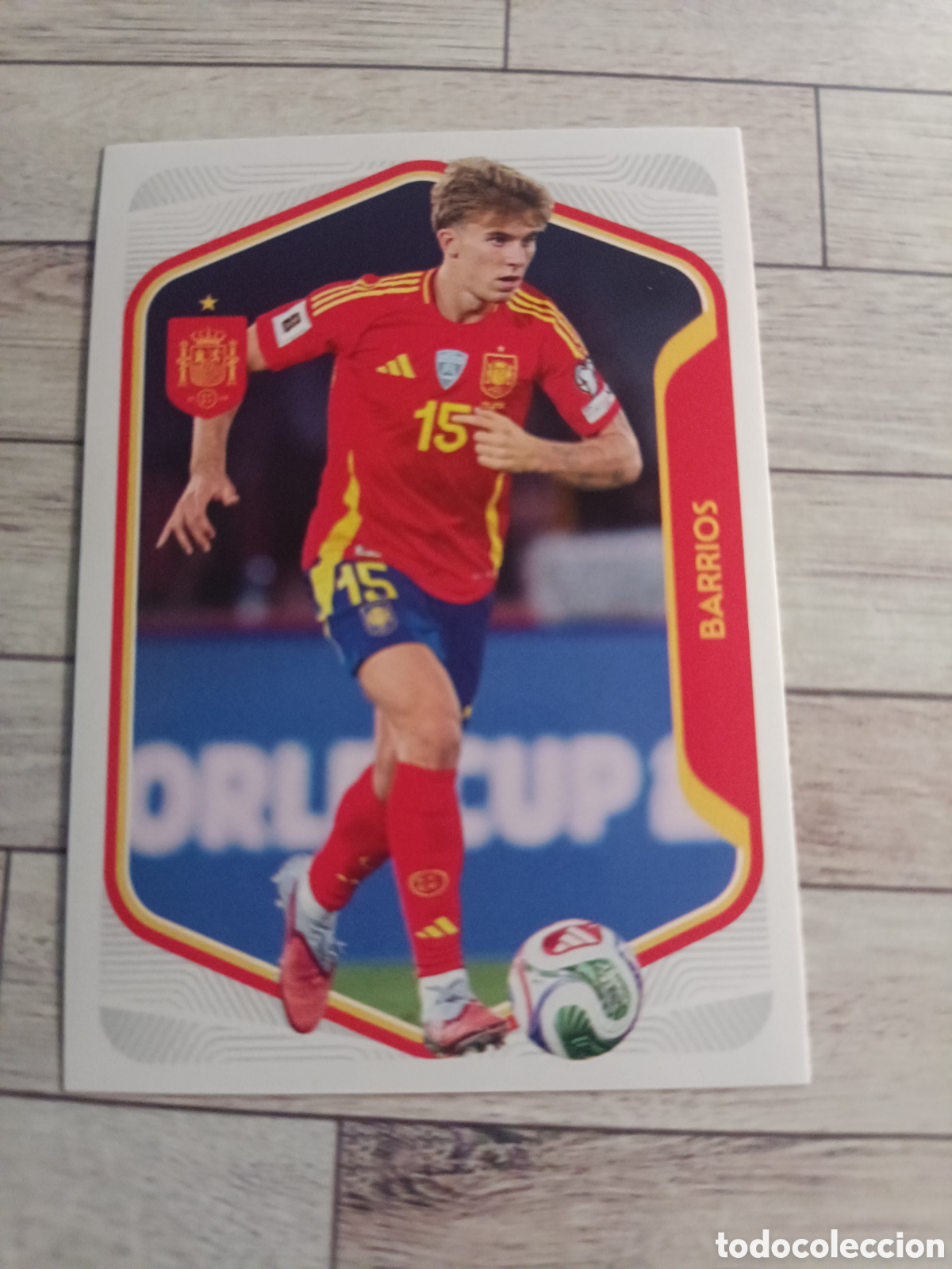 Cromos de f&uacute;tbol: 39 BARRIOS SELECCION ESPA&Ntilde;OLA ESPA&Ntilde;A MUNDIAL CARREFOUR 26 PANINI 2026