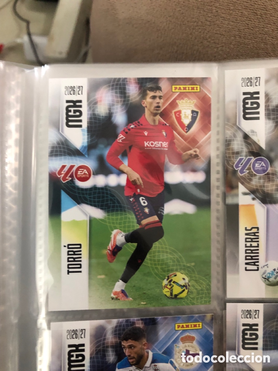 Cromos de f&uacute;tbol: Megacracks 2026 2027 torr&oacute; 262 Osasuna