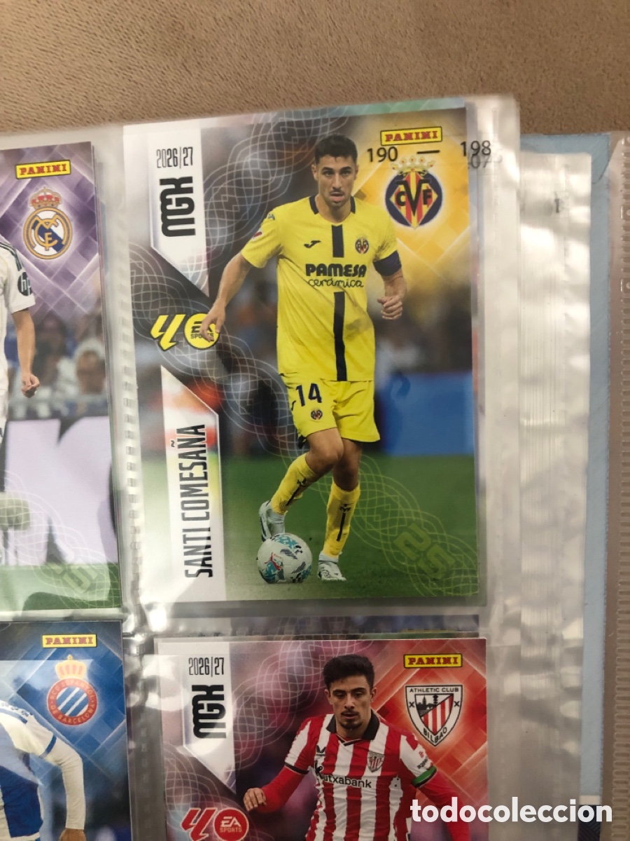 Cromos de f&uacute;tbol: Megacracks 2026 2027 Santi comesa&ntilde;a 370 Villarreal