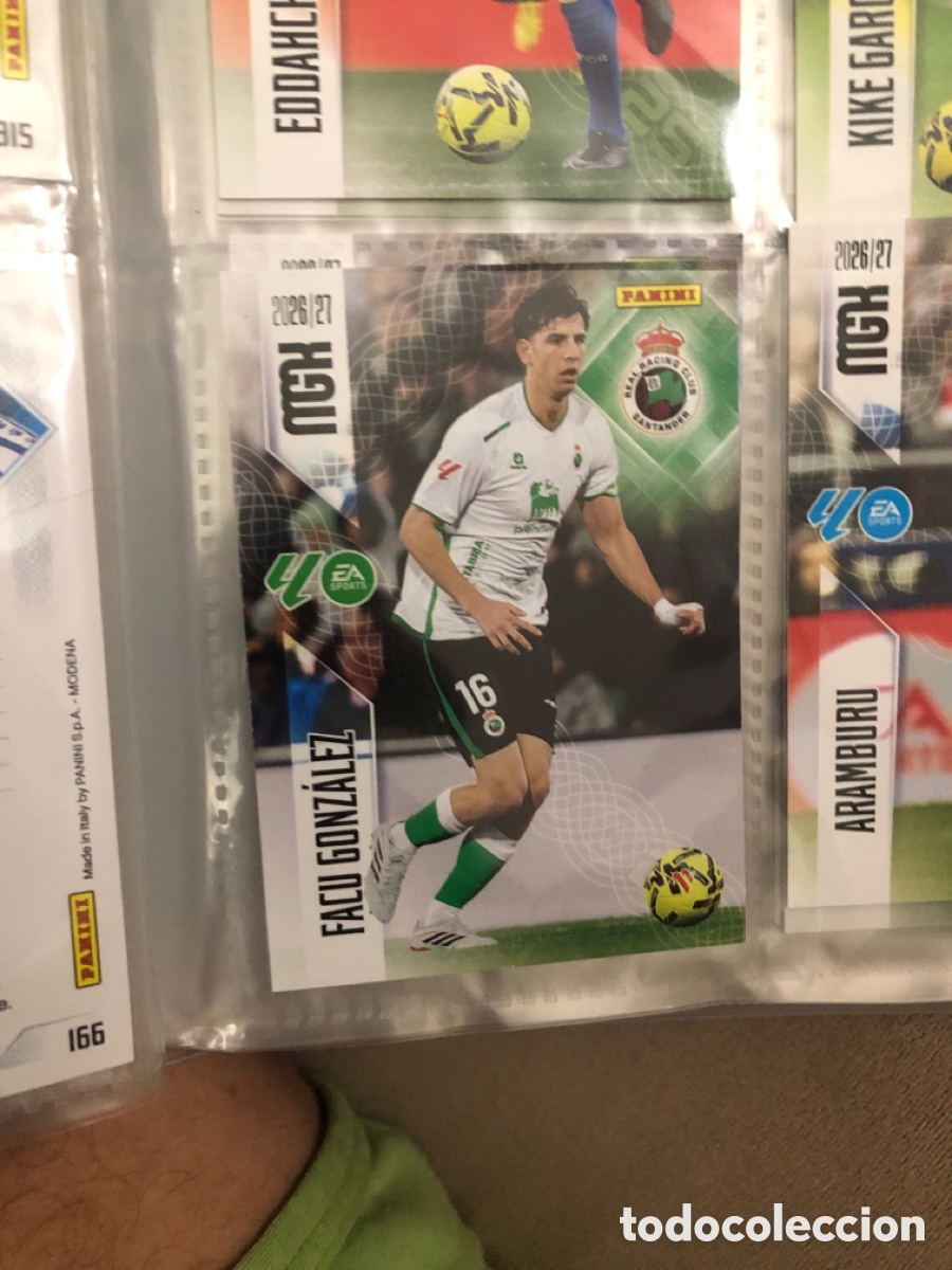 Cromos de f&uacute;tbol: Megacracks 2026 2027 facu Gonz&aacute;lez 276 racing de Santander
