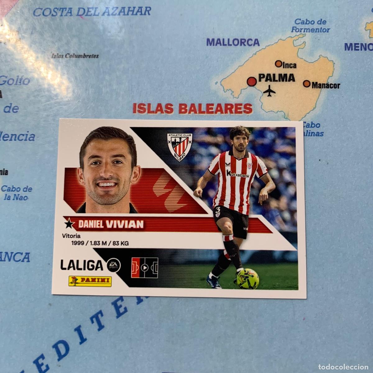Cromos de f&uacute;tbol: Vivian n&uacute;mero 7 del Athletic de Bilbao cromo de la liga este 26-27 2026-2027