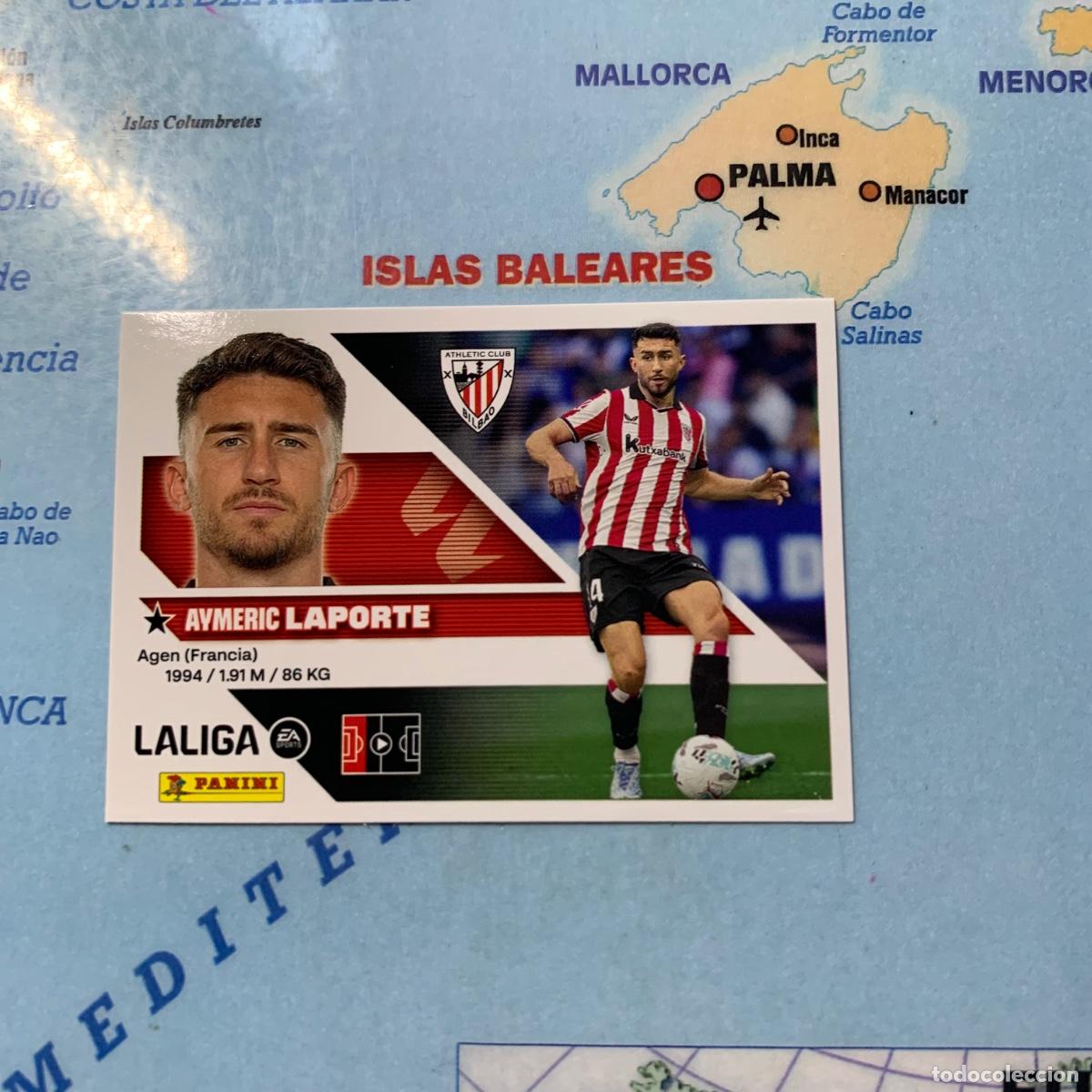 Cromos de f&uacute;tbol: Laporte n&uacute;mero 8 del Athletic de Bilbao cromo de la liga este 26-27 2026-2027