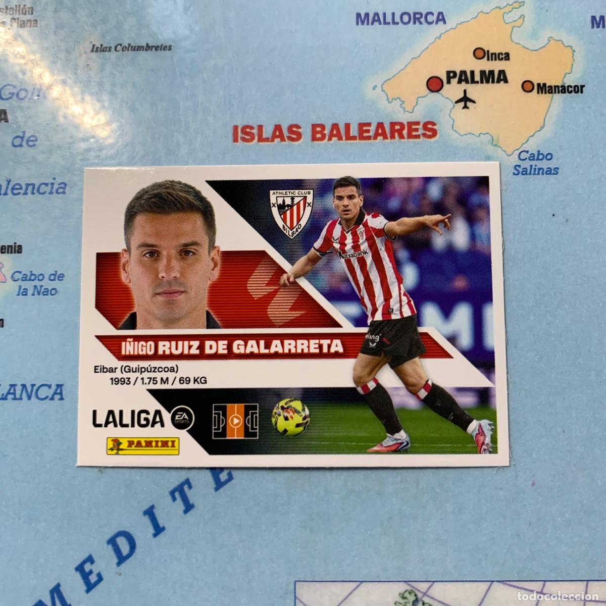 Cromos de f&uacute;tbol: Ruiz de galarreta n&uacute;mero 11 del Athletic de Bilbao cromo de la liga este 26-27 2026-2027