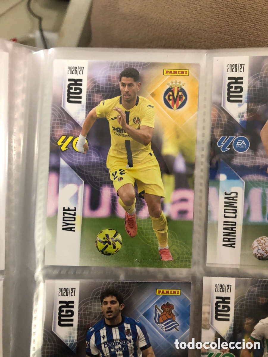 Cromos de f&uacute;tbol: Megacracks 2026 2027 ayoze 377 villareal