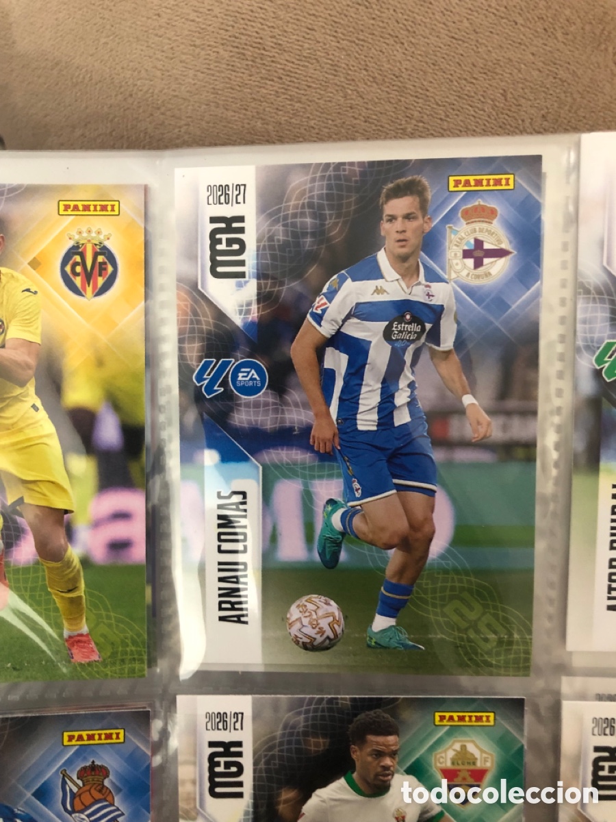 Cromos de f&uacute;tbol: Megacracks 2026 2027 Arnau comas 134 deportivo de La Coru&ntilde;a