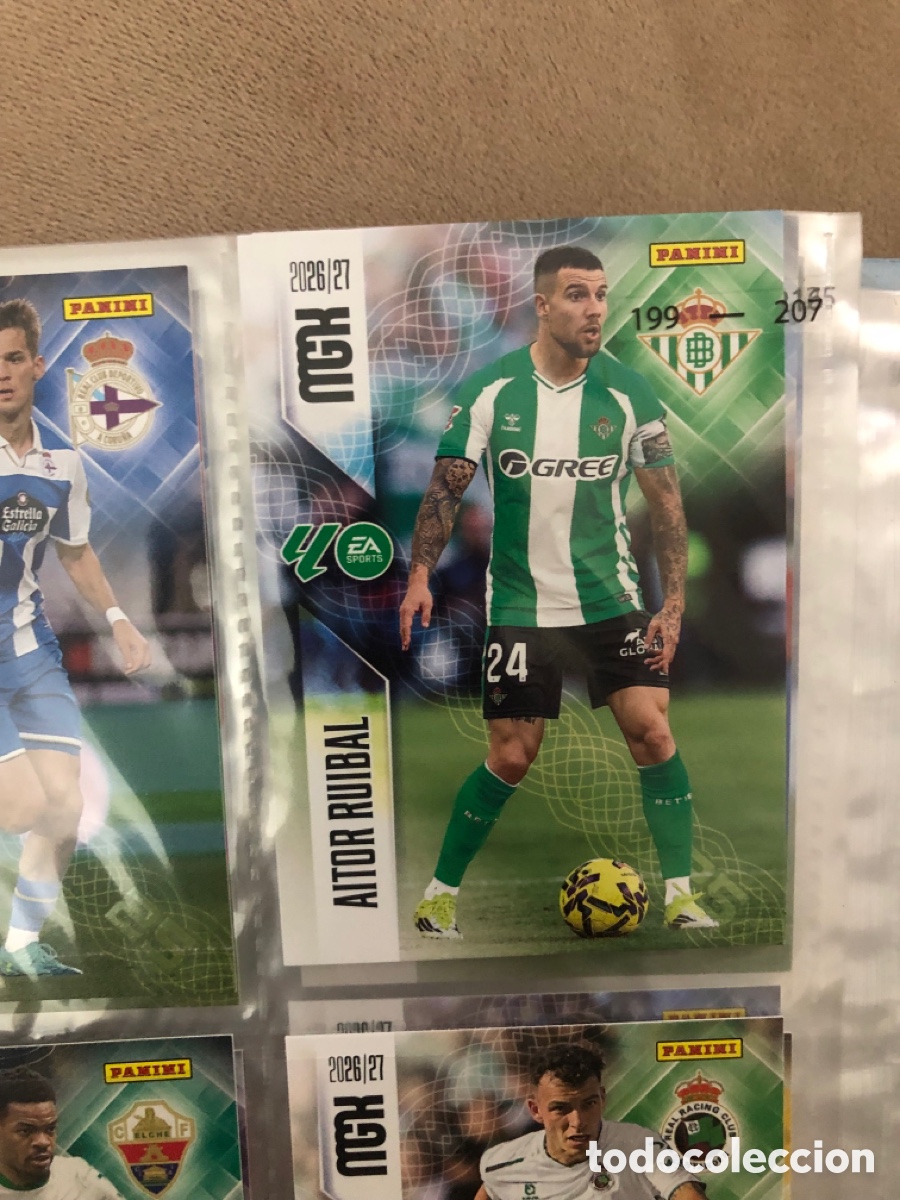 Cromos de f&uacute;tbol: Megacracks 2026 2027 Aitor ruibal 94 Betis