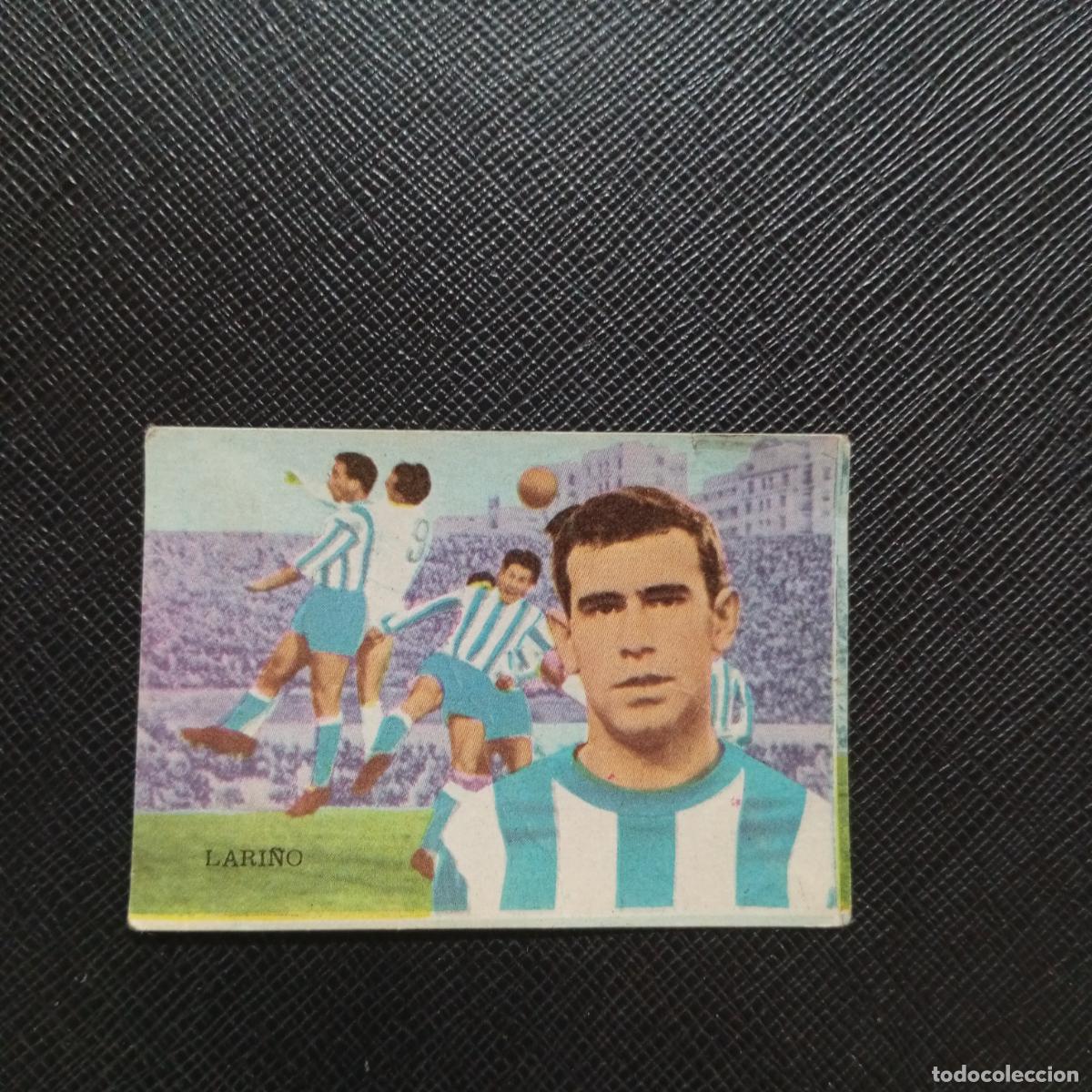 Cromos de f&uacute;tbol: LARI&Ntilde;O MALAGA FHER 1962 1963 CROMO FUTBOL 62 63 LIGA - DESPEGADO - A131 PG46