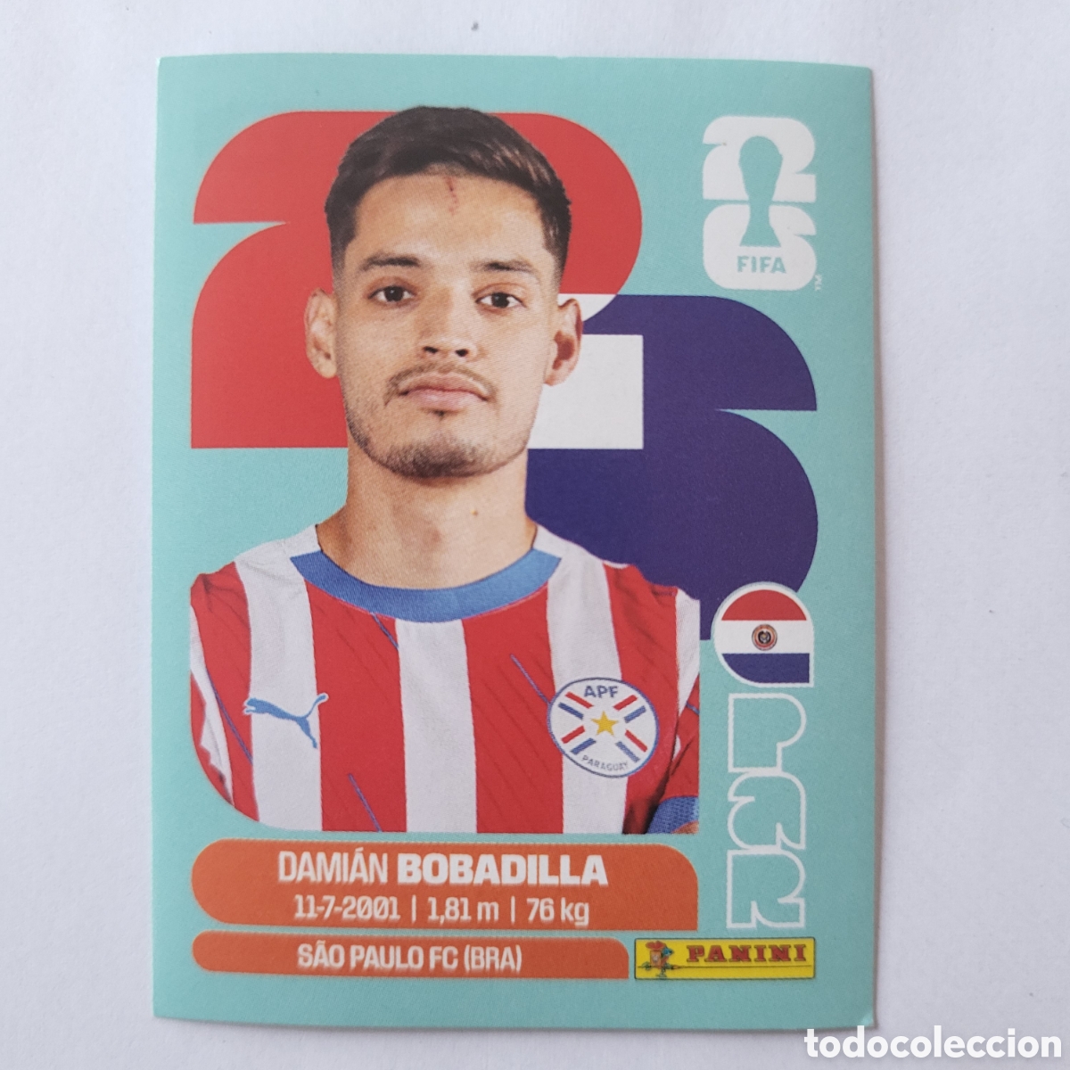 Cromos de f&uacute;tbol: PAR 11 Damian Bobadilla [Sticker] / FIFA World Cup 2026