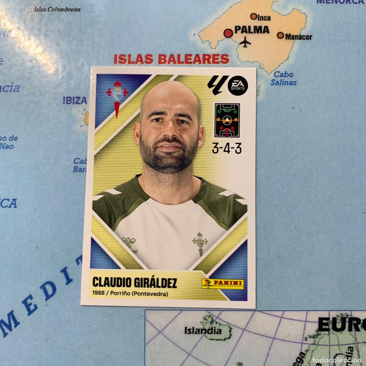 Cromos de f&uacute;tbol: Claudio Giraldez entrenador n&uacute;mero 2 del Celta cromo de la liga este 26-27 2026-2027