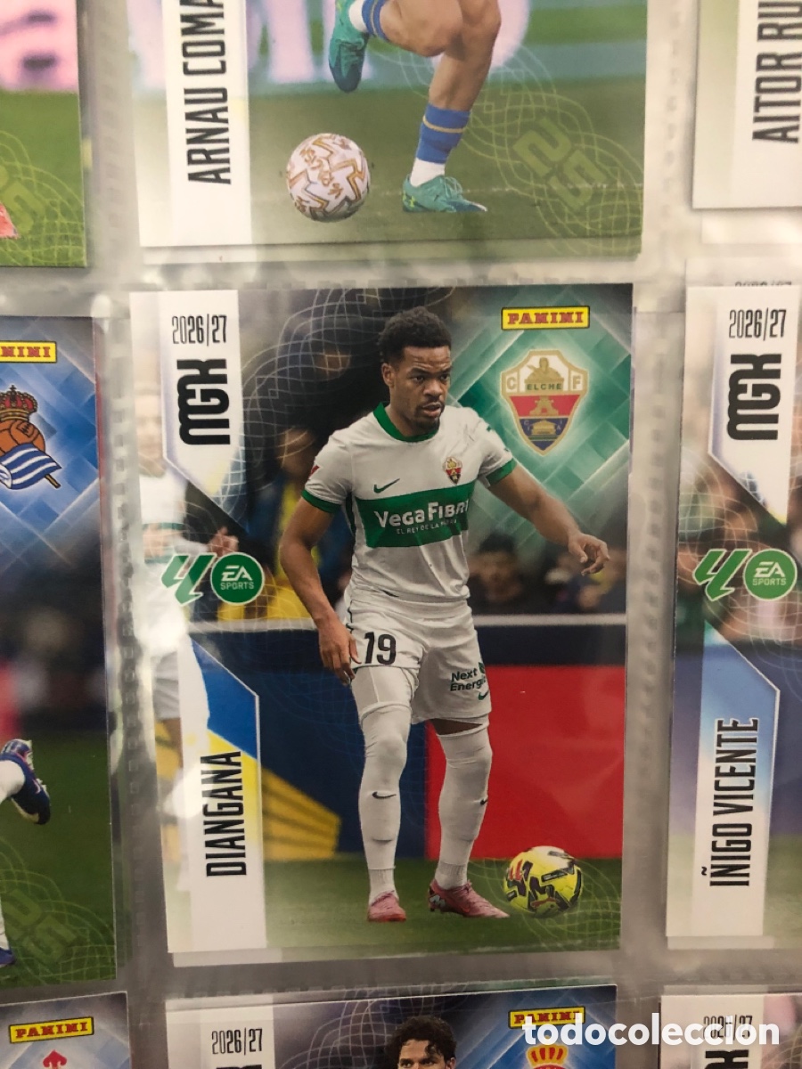 Cromos de f&uacute;tbol: Megacracks 2026 2027 diangana 160 Elche