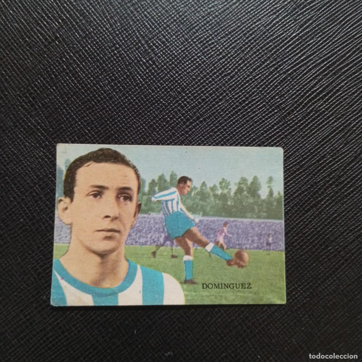 Cromos de f&uacute;tbol: DOMINGUEZ MALAGA FHER 1962 1963 CROMO FUTBOL 62 63 LIGA - DESPEGADO - A131 PG64