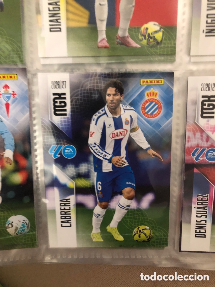 Cromos de f&uacute;tbol: Megacracks 2026 2027 cabrera 169 espa&ntilde;ol
