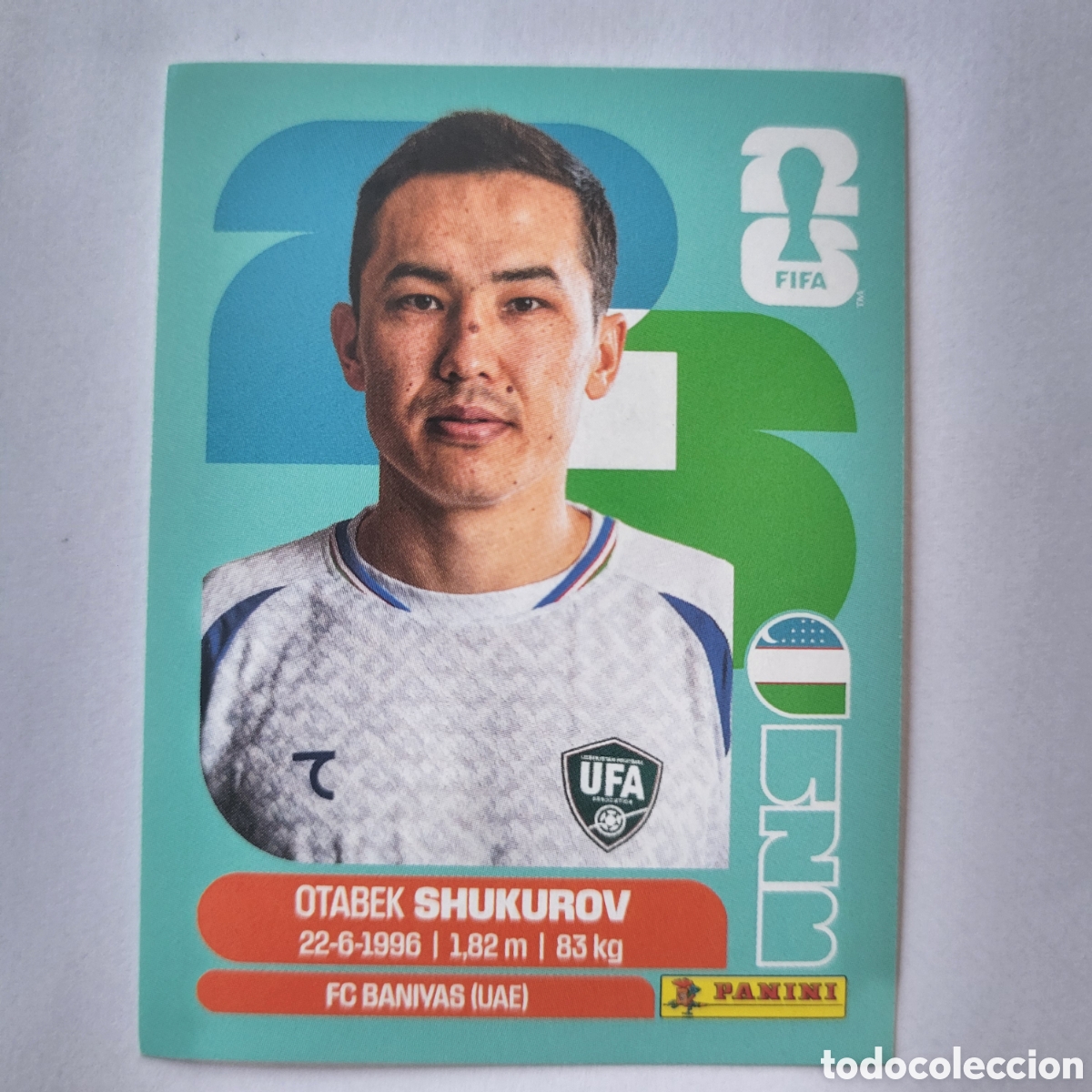 Cromos de f&uacute;tbol: UZB 11 Otabek Shukurov [Sticker] / FIFA World Cup 2026