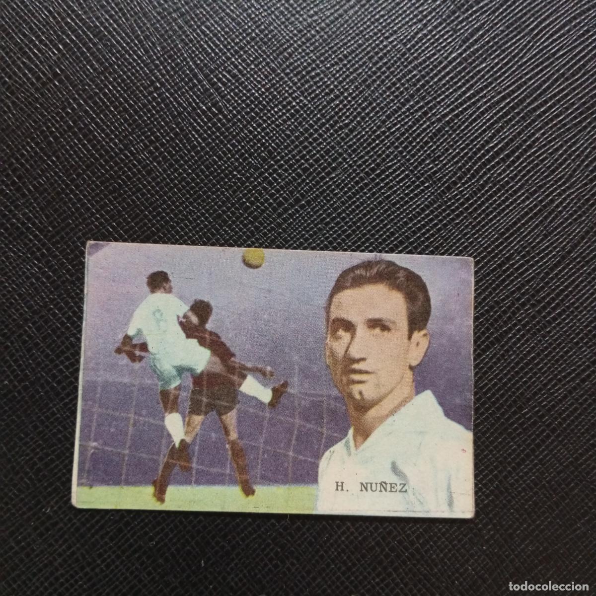 Cromos de f&uacute;tbol: H NU&Ntilde;EZ VALENCIA FHER 1962 1963 CROMO FUTBOL 62 63 LIGA - DESPEGADO - A131 PG82