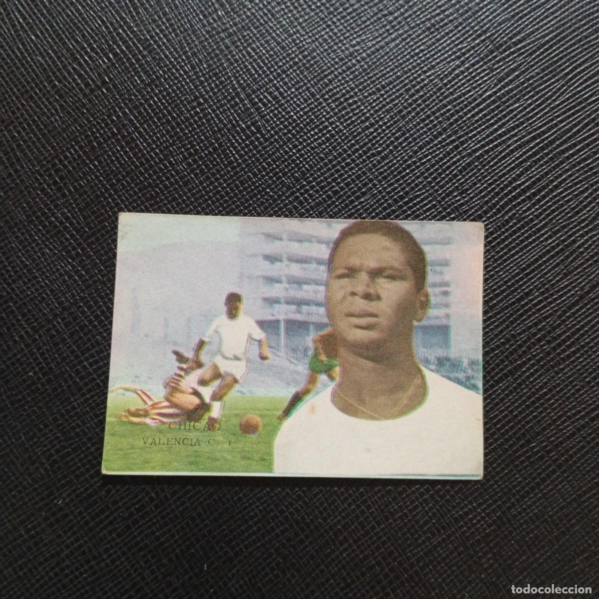 Cromos de f&uacute;tbol: CHICAO VALENCIA FHER 1962 1963 CROMO FUTBOL 62 63 LIGA - SIN PEGAR - A131 PG136