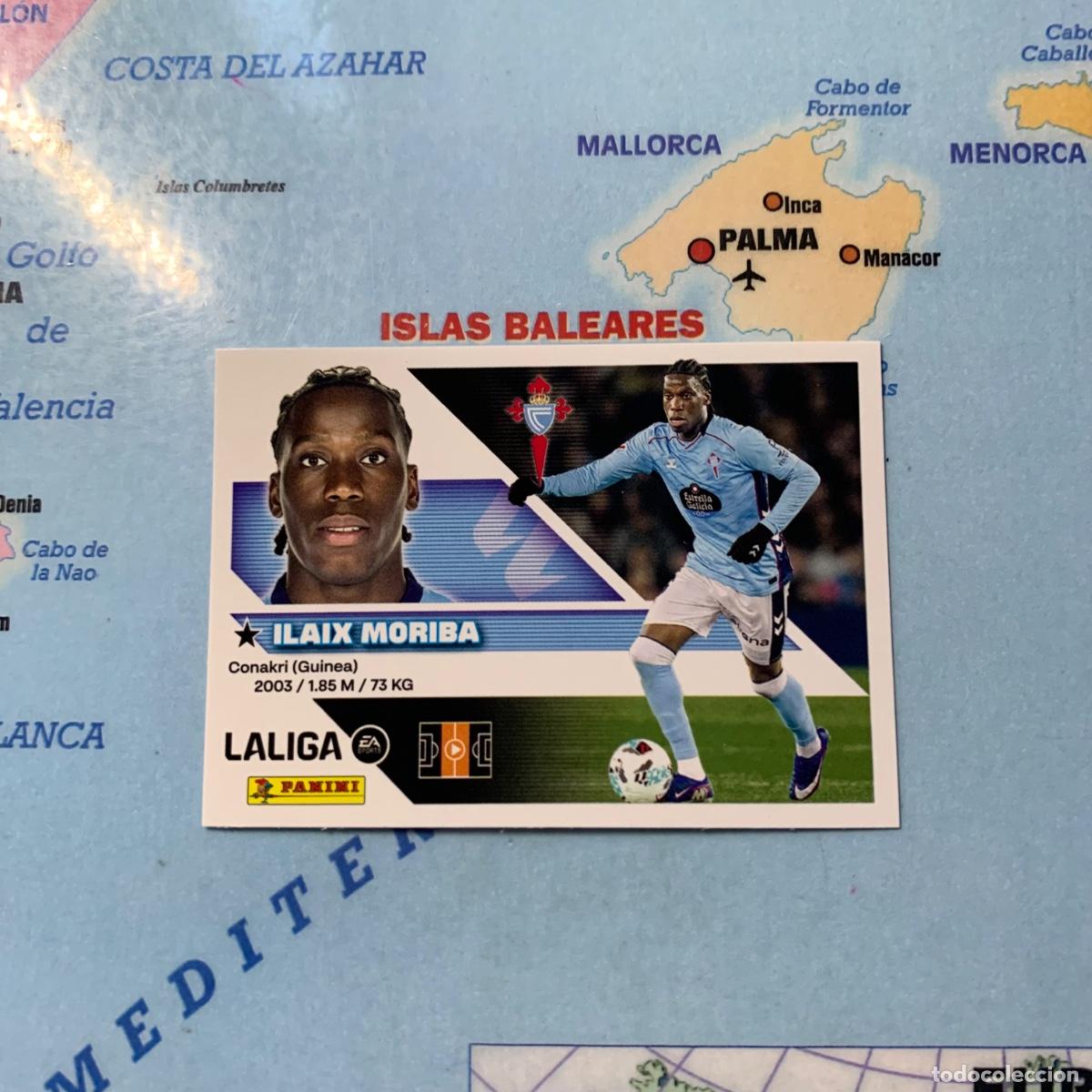 Cromos de f&uacute;tbol: Iliax Moriba n&uacute;mero 11 del Celta cromo de la liga este 26-27 2026-2027