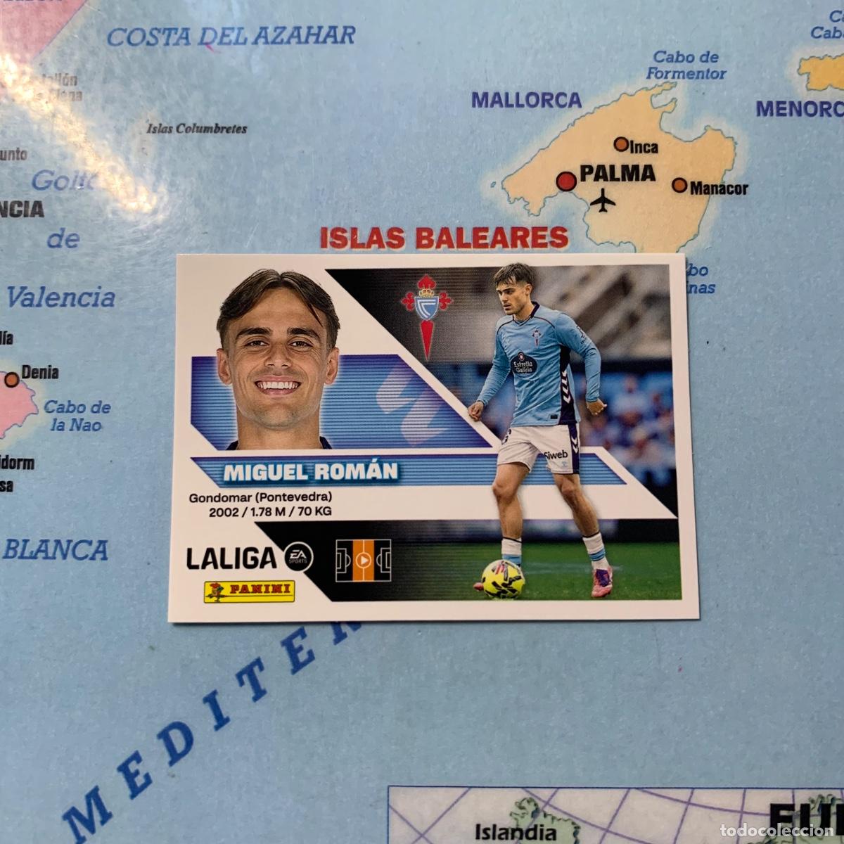 Cromos de f&uacute;tbol: Miguel Roman n&uacute;mero 12 del Celta cromo de la liga este 26-27 2026-2027