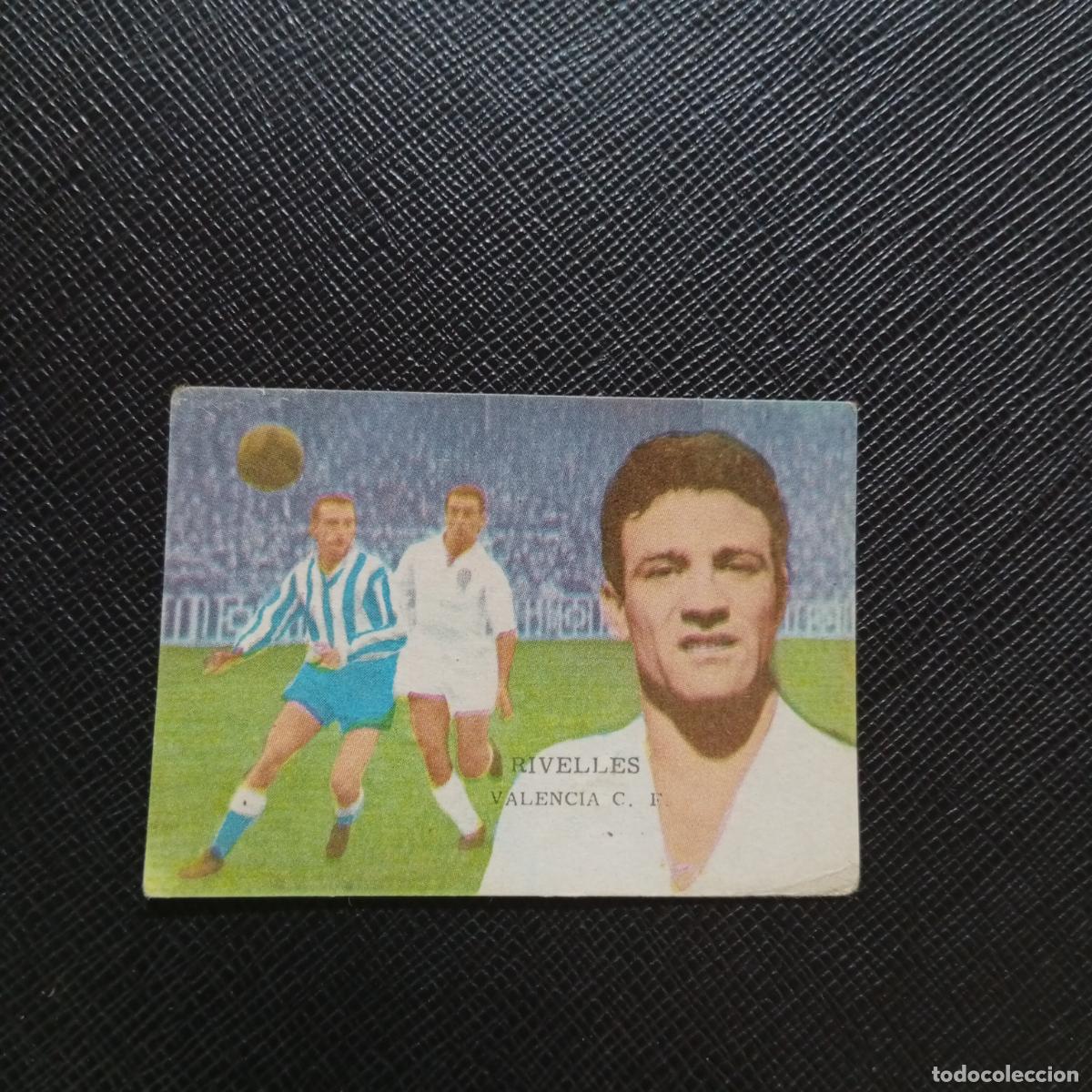 Cromos de f&uacute;tbol: RIVELLES VALENCIA FHER 1962 1963 CROMO FUTBOL 62 63 LIGA - SIN PEGAR - A131 PG163