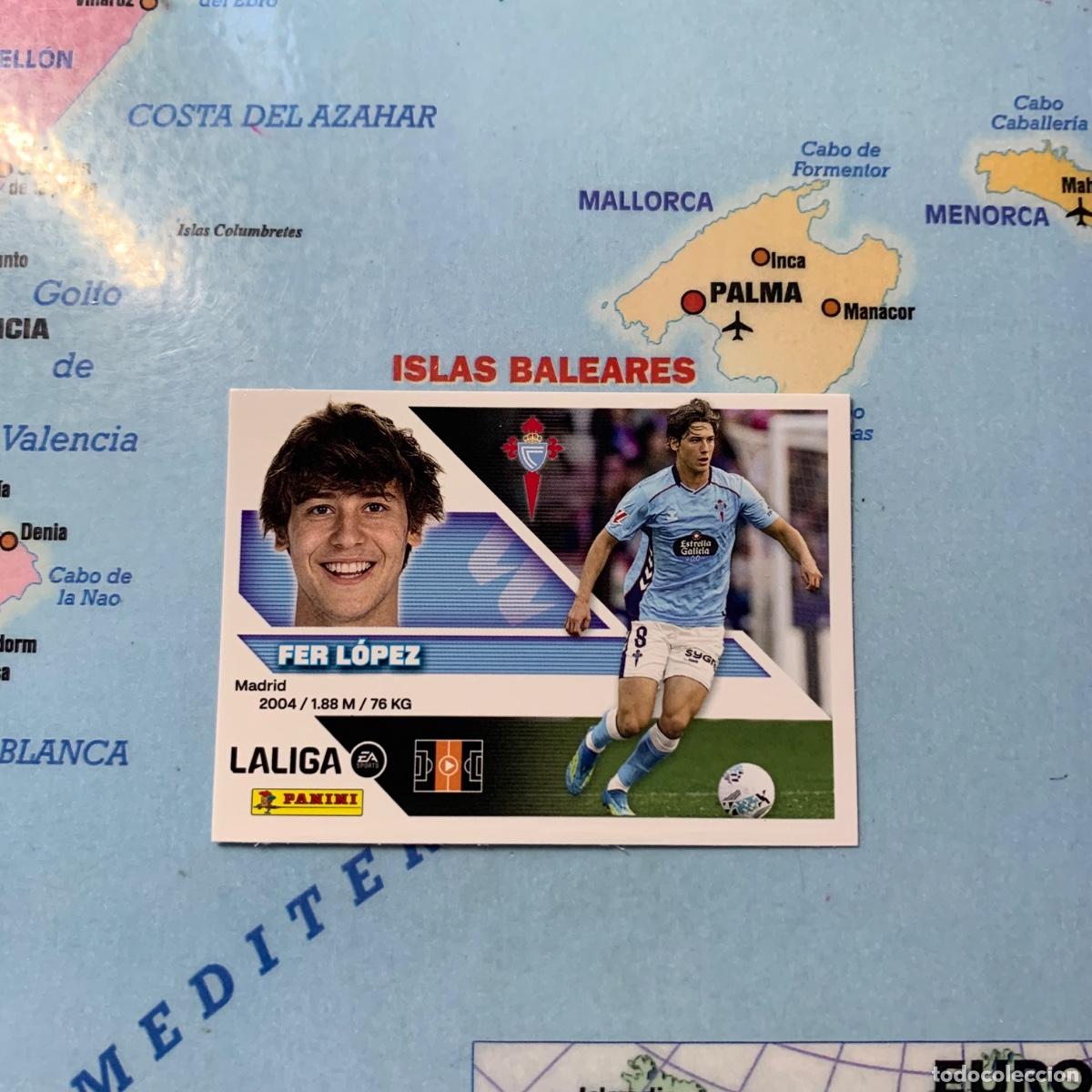 Cromos de f&uacute;tbol: Fer Lopez n&uacute;mero 15 del Celta cromo de la liga este 26-27 2026-2027