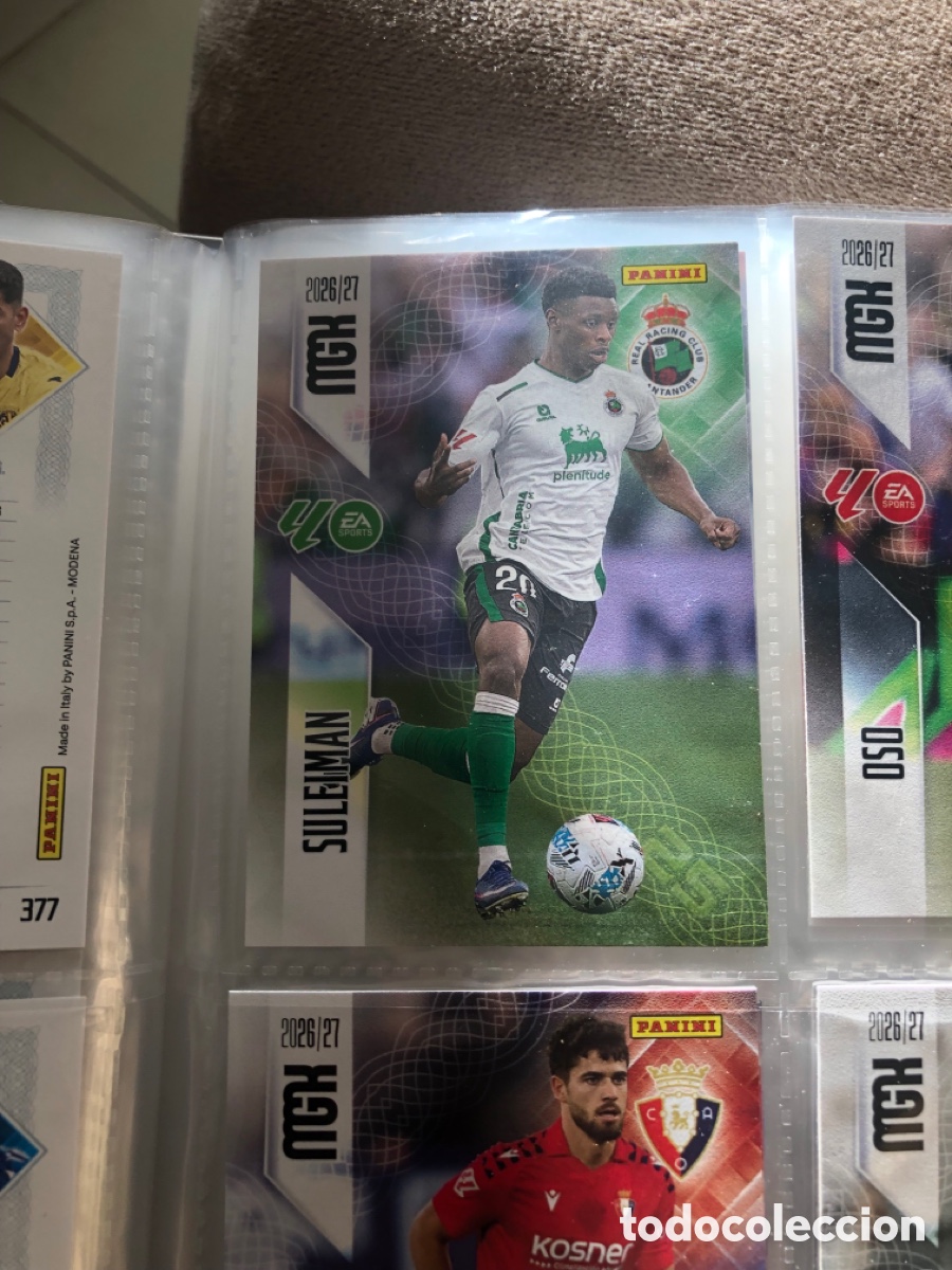 Cromos de f&uacute;tbol: Megacracks 2026 2027 suleiman 284 racing de Santander