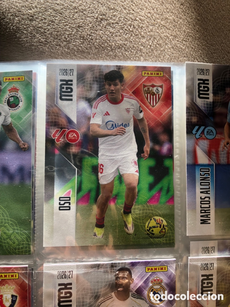 Cromos de f&uacute;tbol: Megacracks 2026 2027 oso 334 Sevilla