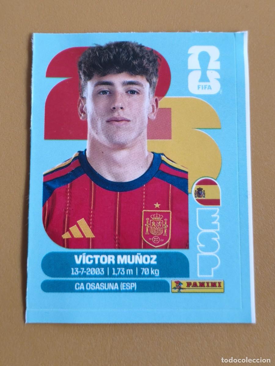 Cromos de f&uacute;tbol: victor mu&ntilde;oz, fifa world cup 2026. mundial futbol