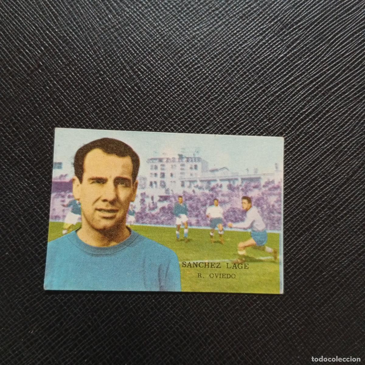 Cromos de f&uacute;tbol: SANCHEZ LAGE OVIEDO FHER 1962 1963 CROMO FUTBOL 62 63 LIGA - SIN PEGAR - A131 PG271