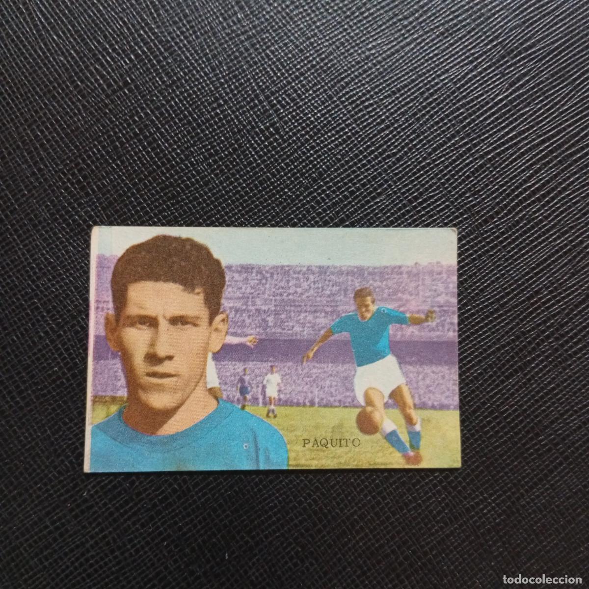 Cromos de f&uacute;tbol: PAQUITO OVIEDO FHER 1962 1963 CROMO FUTBOL 62 63 LIGA - SIN PEGAR - A131 PG325