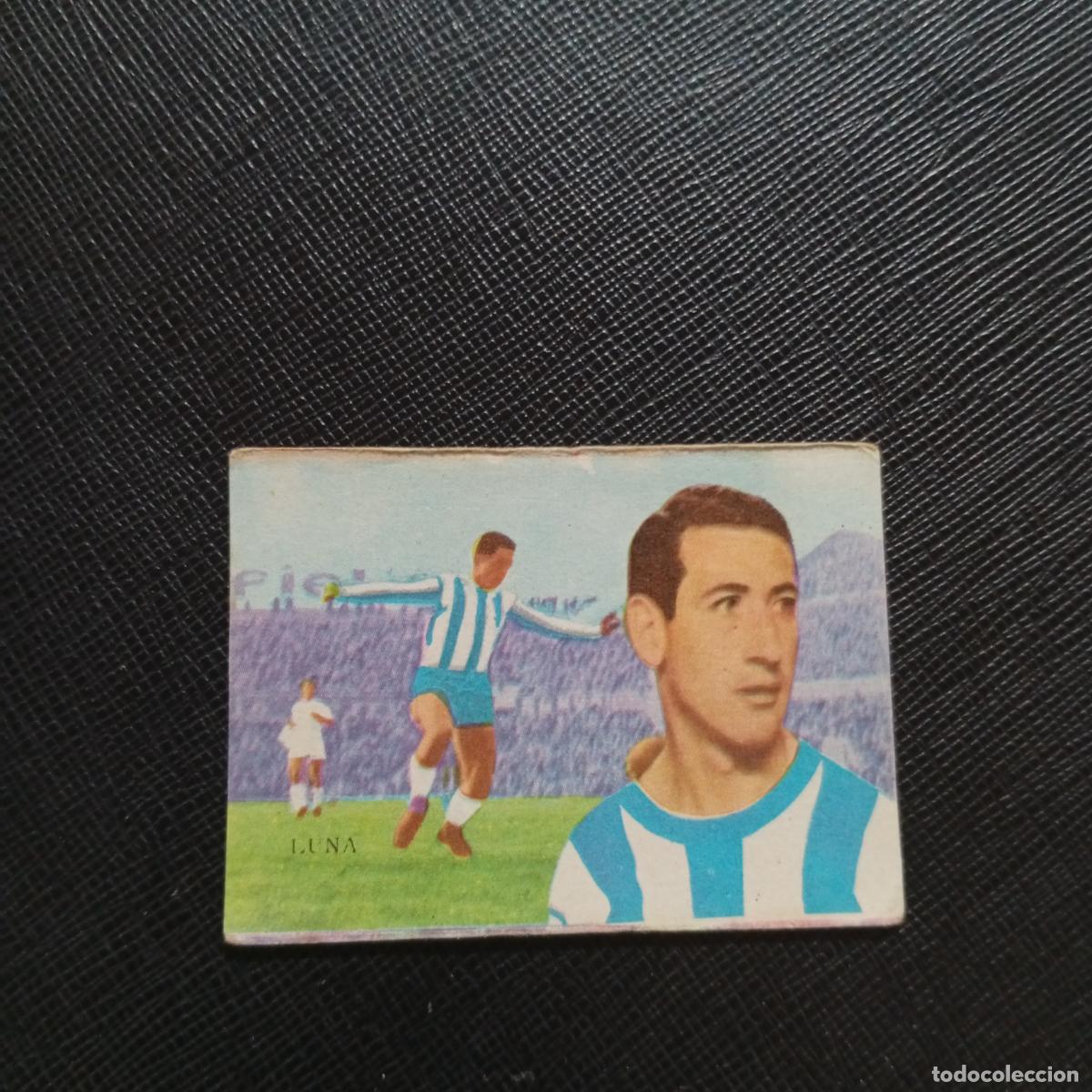 Cromos de f&uacute;tbol: LUNA MALAGA FHER 1962 1963 CROMO FUTBOL 62 63 LIGA - SIN PEGAR - A131 PG370
