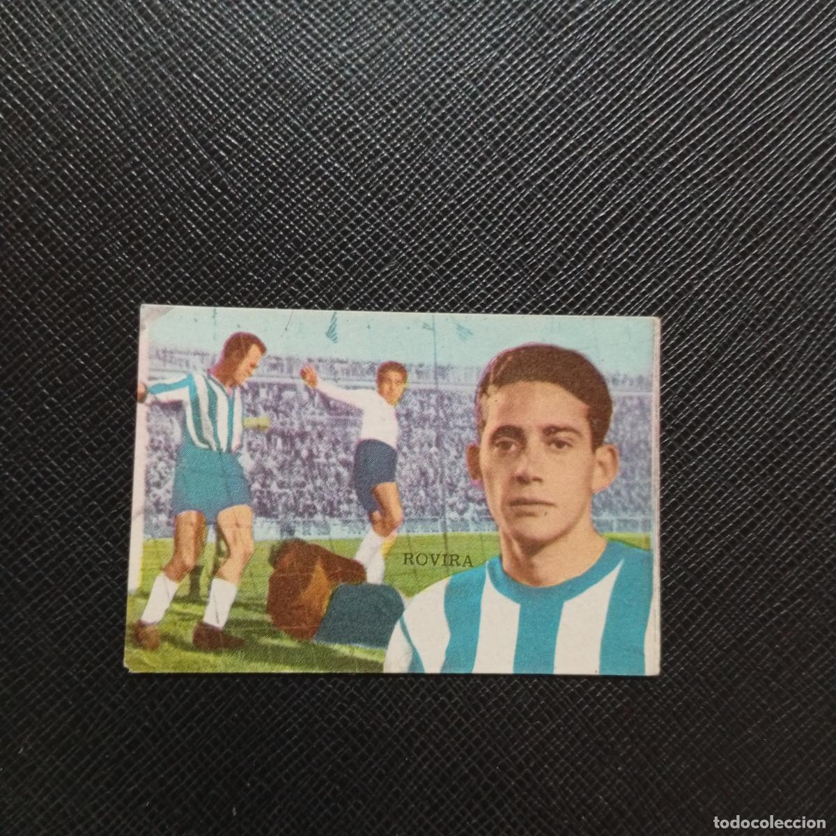 Cromos de f&uacute;tbol: ROVIRA MALAGA FHER 1962 1963 CROMO FUTBOL 62 63 LIGA - SIN PEGAR - A131 PG379