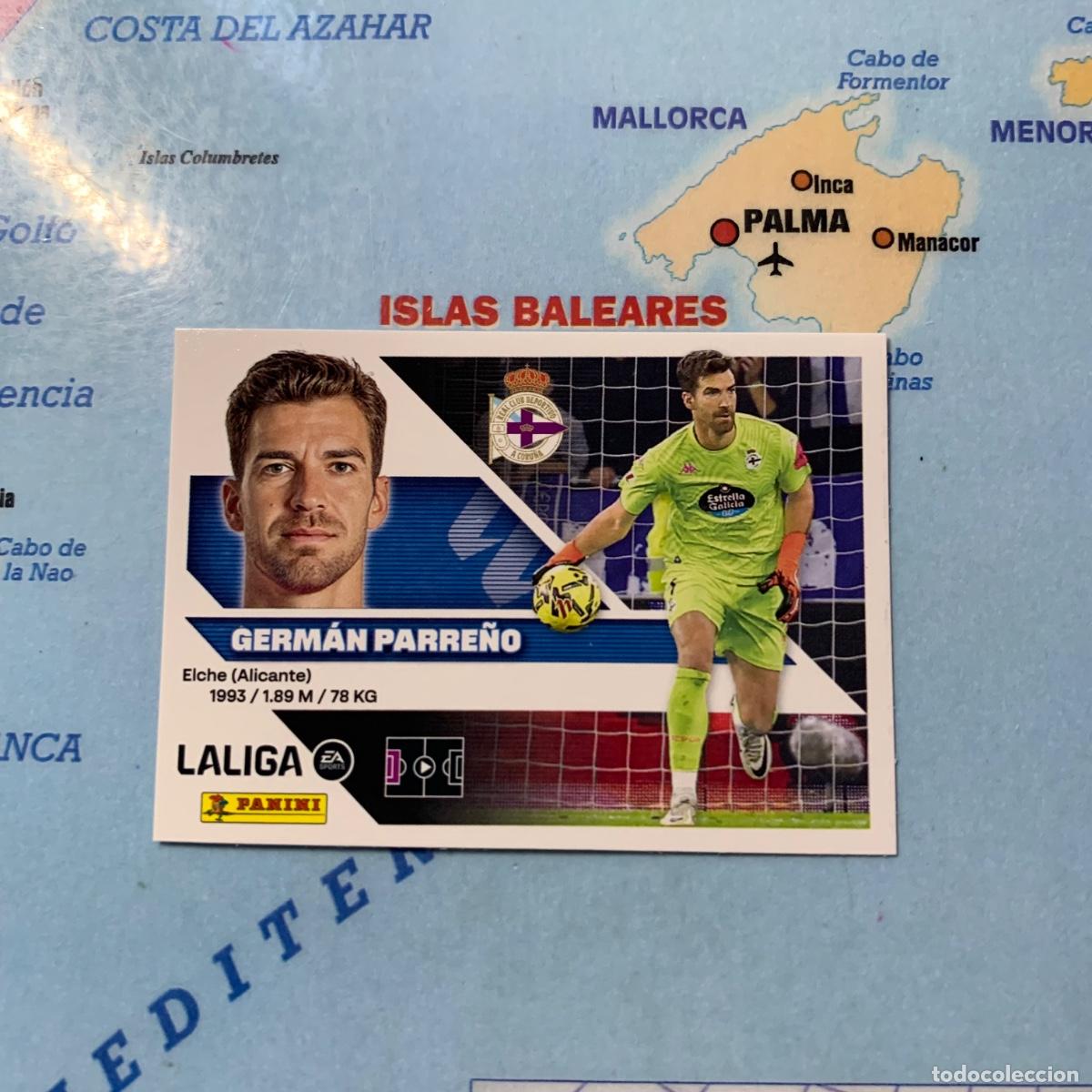 Cromos de f&uacute;tbol: Parre&ntilde;o n&uacute;mero 4 del deportivo de La Coru&ntilde;a cromo de la liga este 26-27 2026-2027
