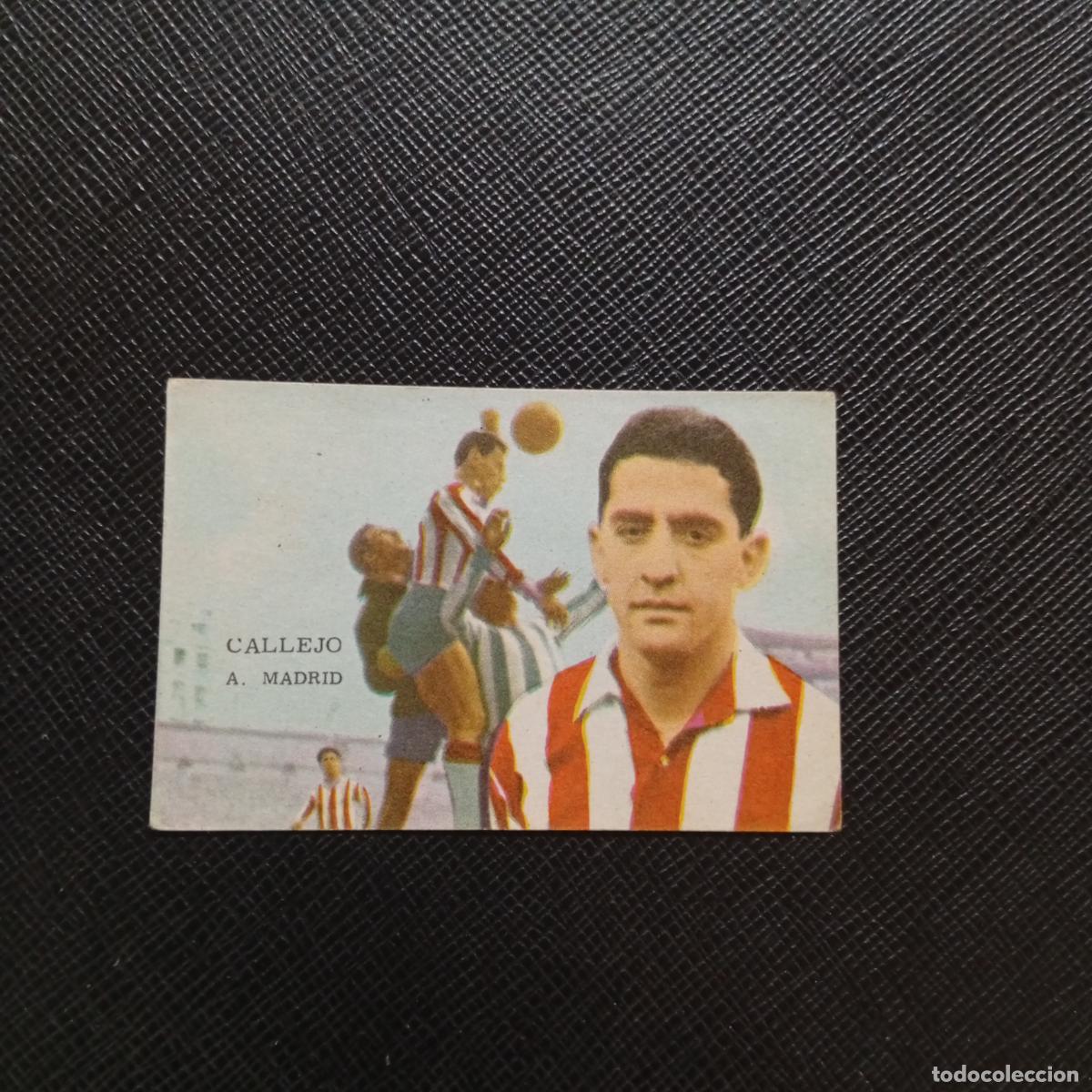 Cromos de f&uacute;tbol: CALLEJO AT MADRID FHER 1962 1963 CROMO FUTBOL 62 63 LIGA - SIN PEGAR - A131 PG397