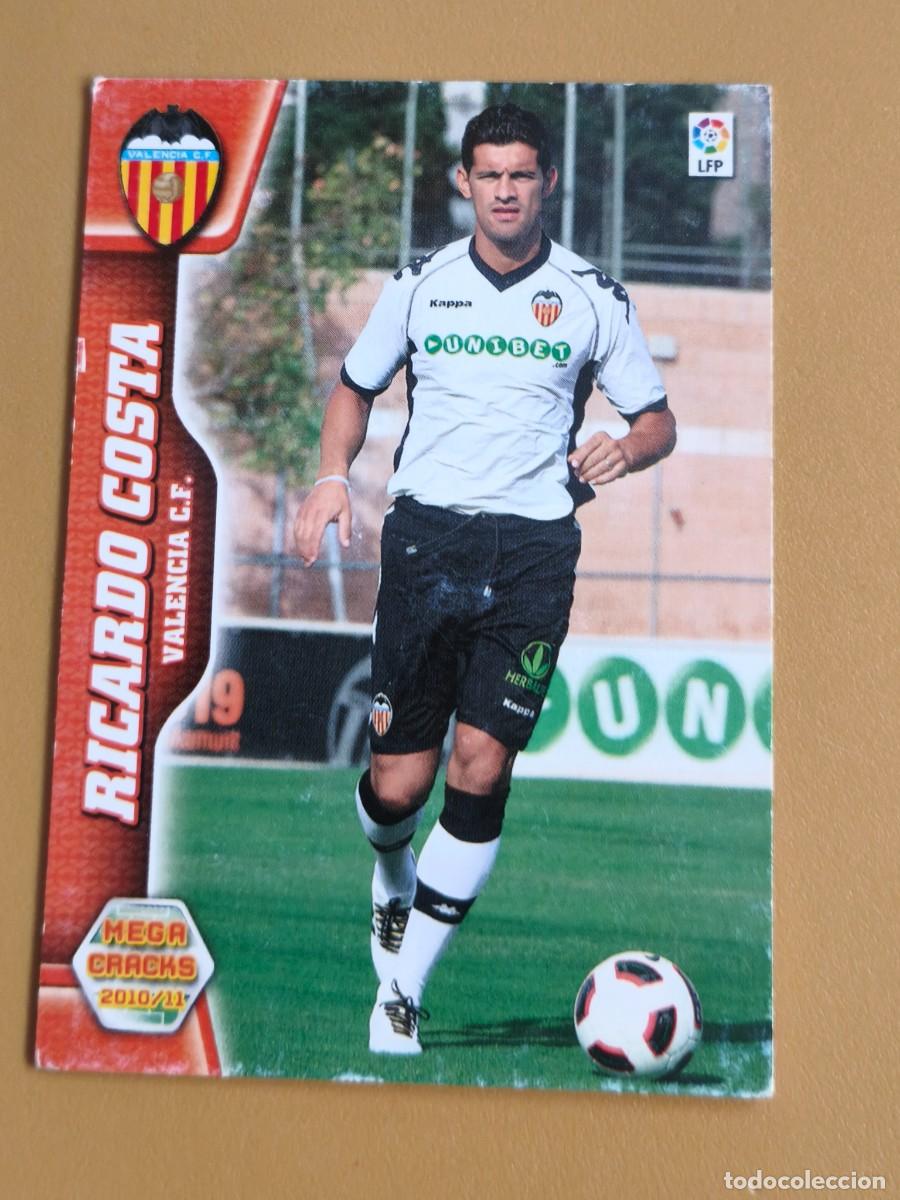 Cromos de f&uacute;tbol: ricardo costa, 2010 11 nueva ficha