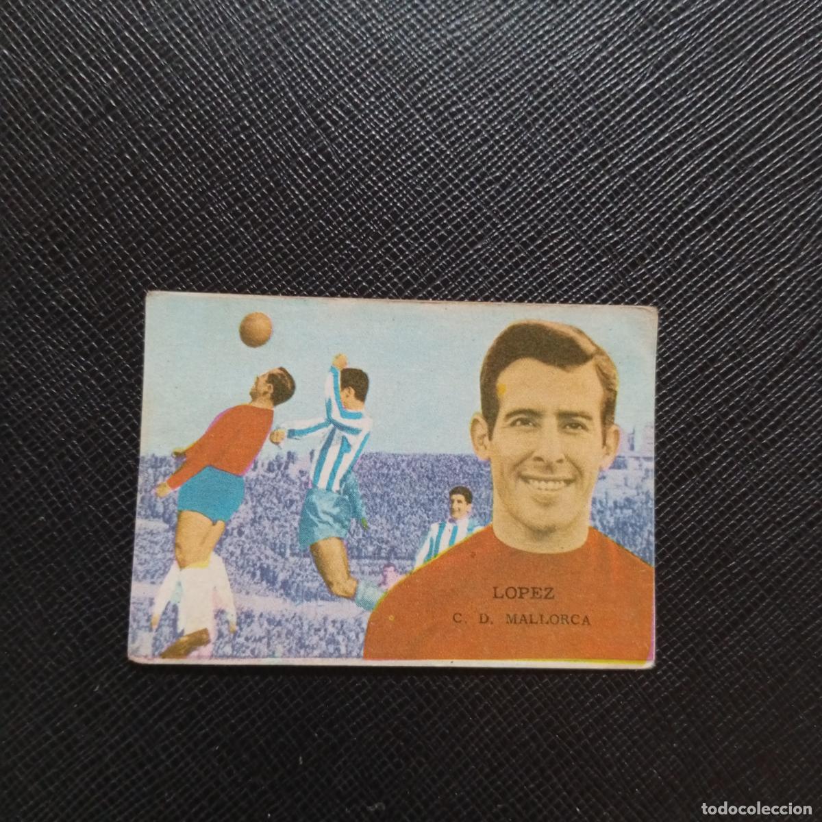 Cromos de f&uacute;tbol: LOPEZ MALLORCA FHER 1962 1963 CROMO FUTBOL 62 63 LIGA - SIN PEGAR - A131 PG397