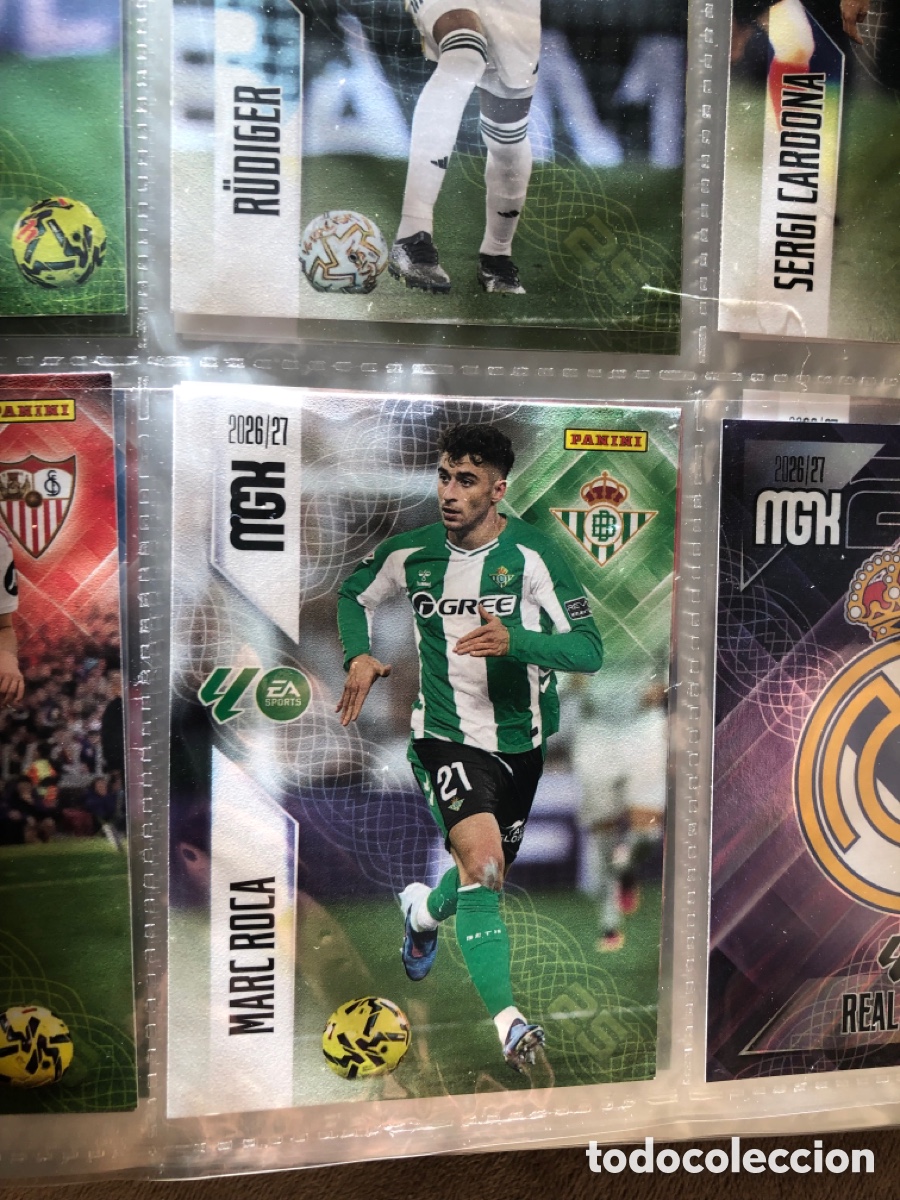 Cromos de f&uacute;tbol: Megacracks 2026 2027 Marc roca 99 Betis