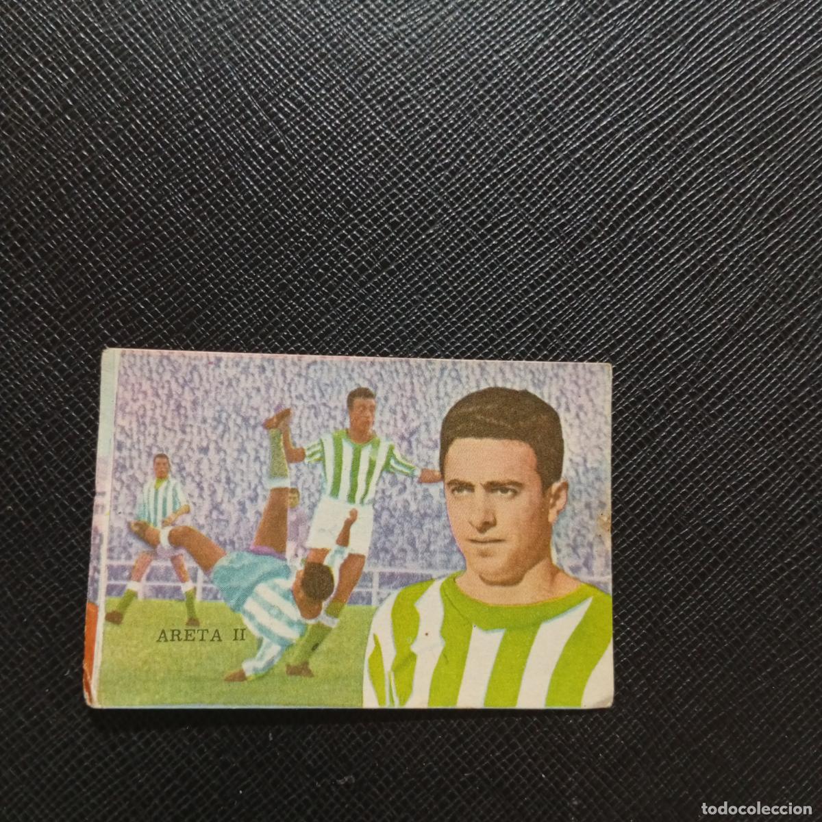 Football Stickers: ARETA II REAL BETIS FHER 1962 1963 CROMO FUTBOL 62 63 LIGA - SIN PEGAR - A131 PG442